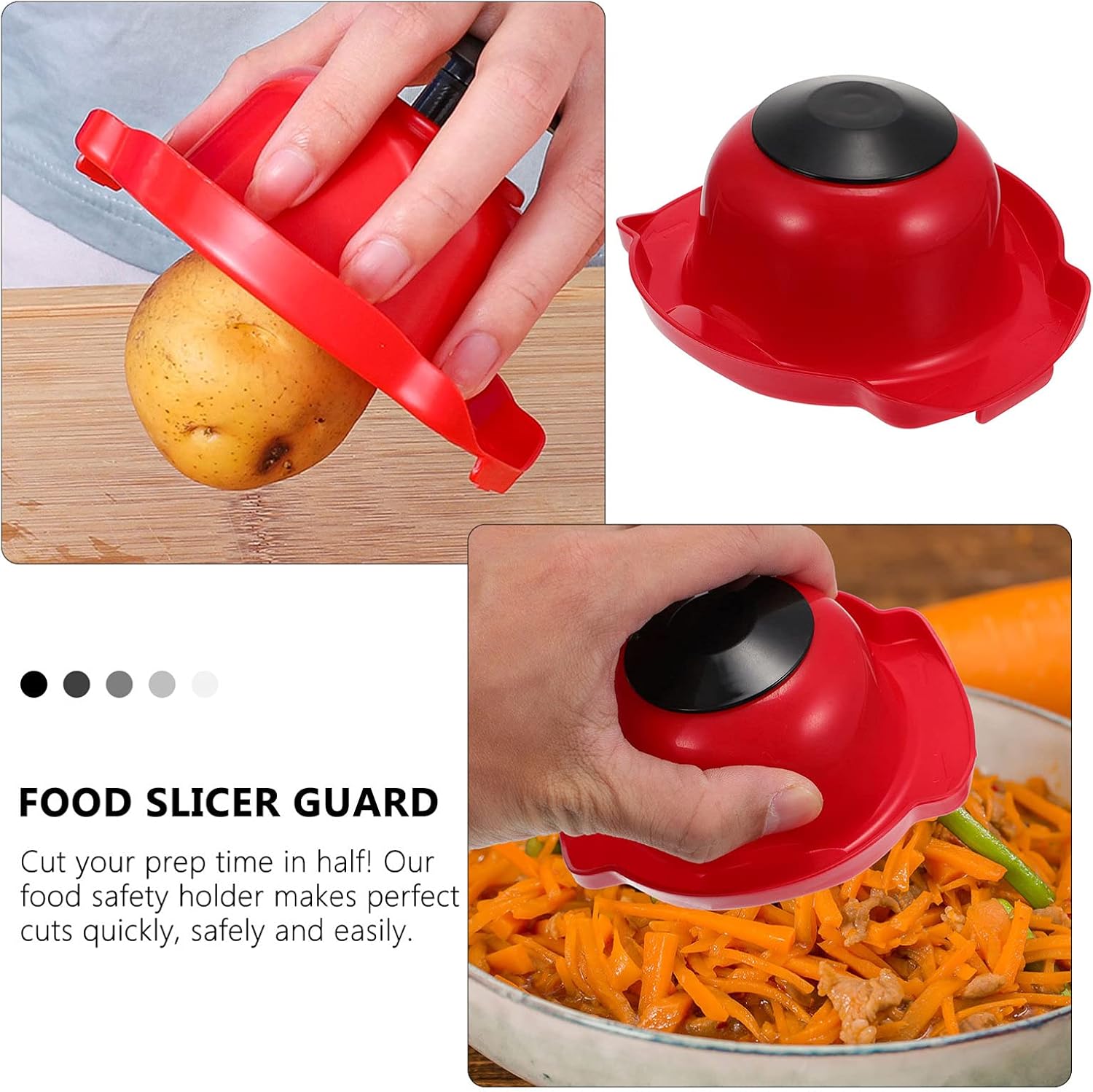 Kichvoe Mandoline Slicer Protector - Safety Gloves for Kitchen Slicing Tasks