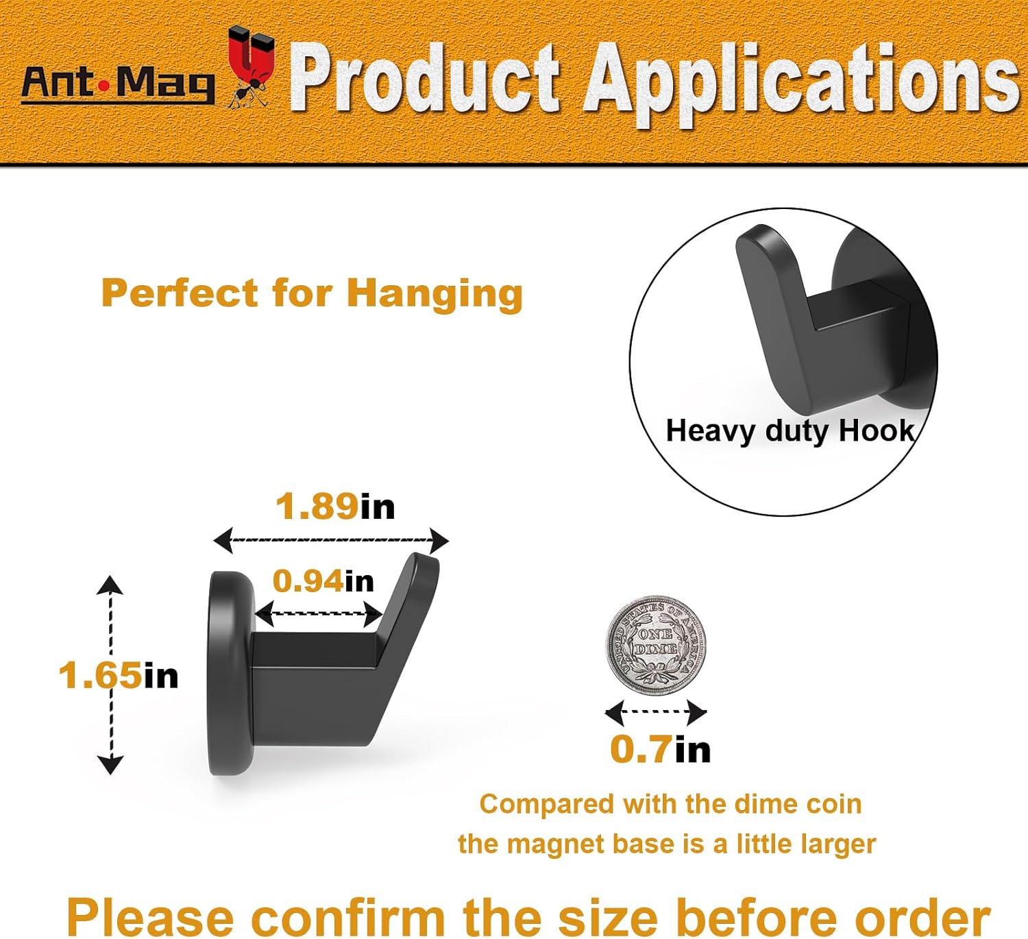 Safe Strong Magnetic Hooks for Ending