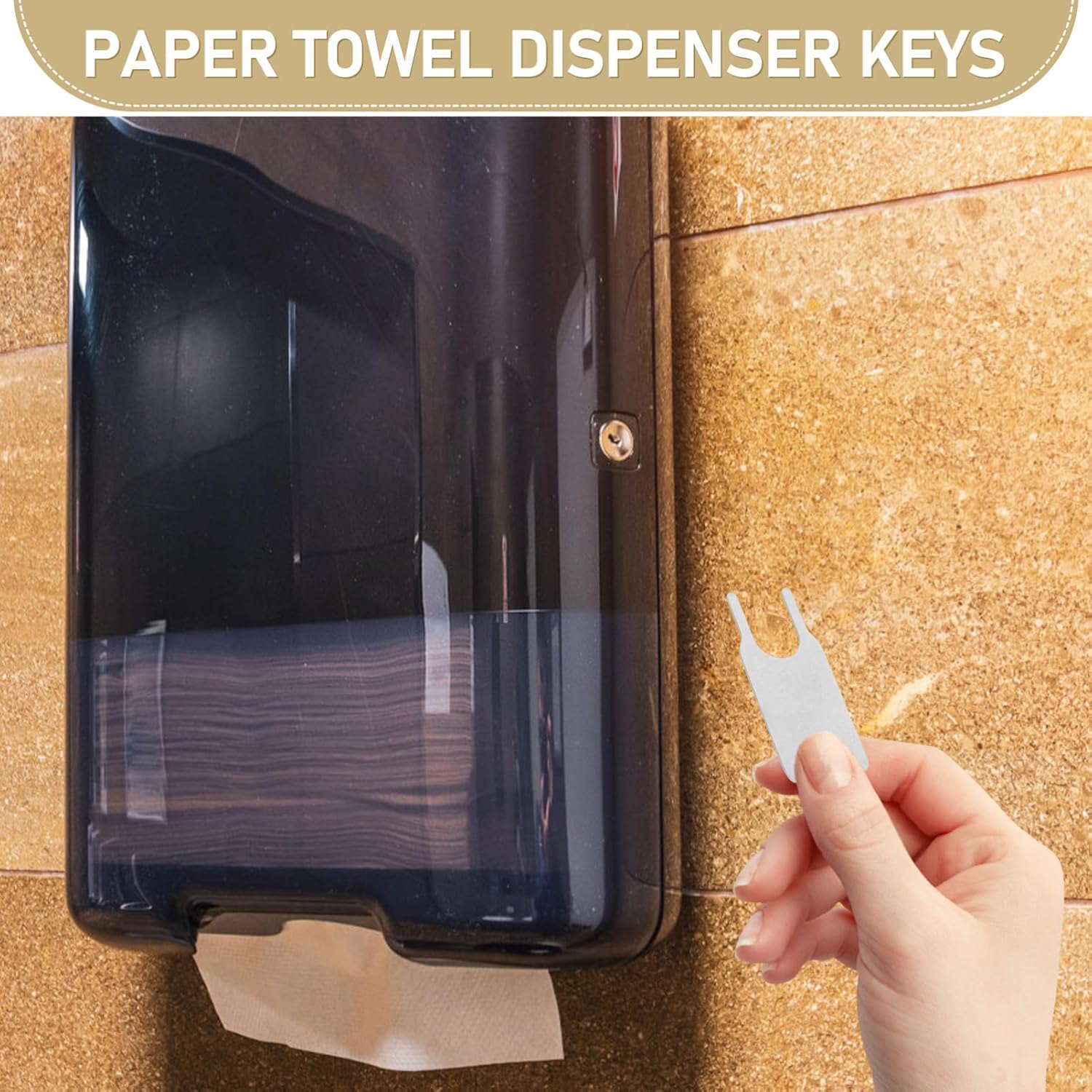 KICHOUSE Commercial Toilet Paper Keys Replacement for Dispensers