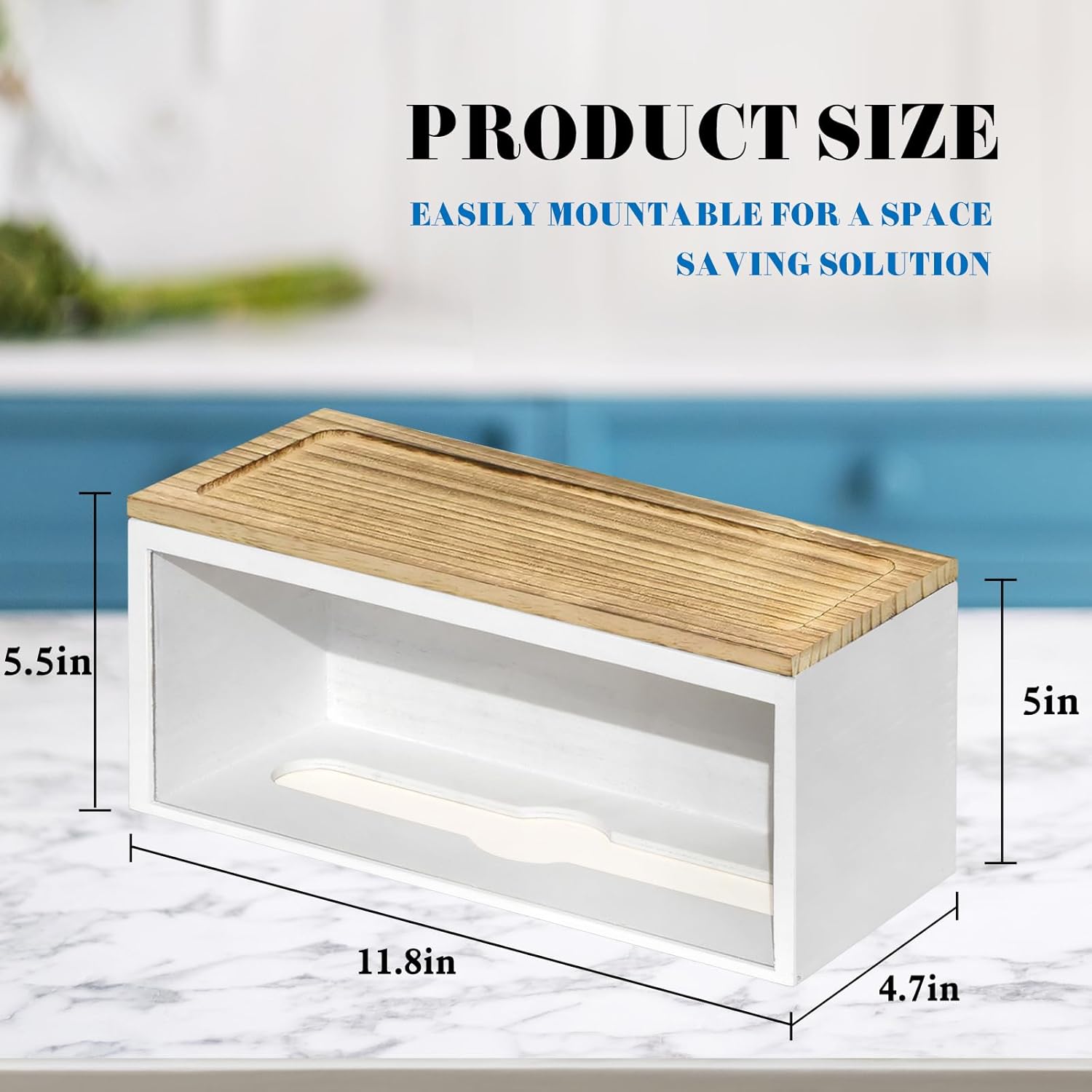 UGiftT Solid Wood Paper Towel Dispenser