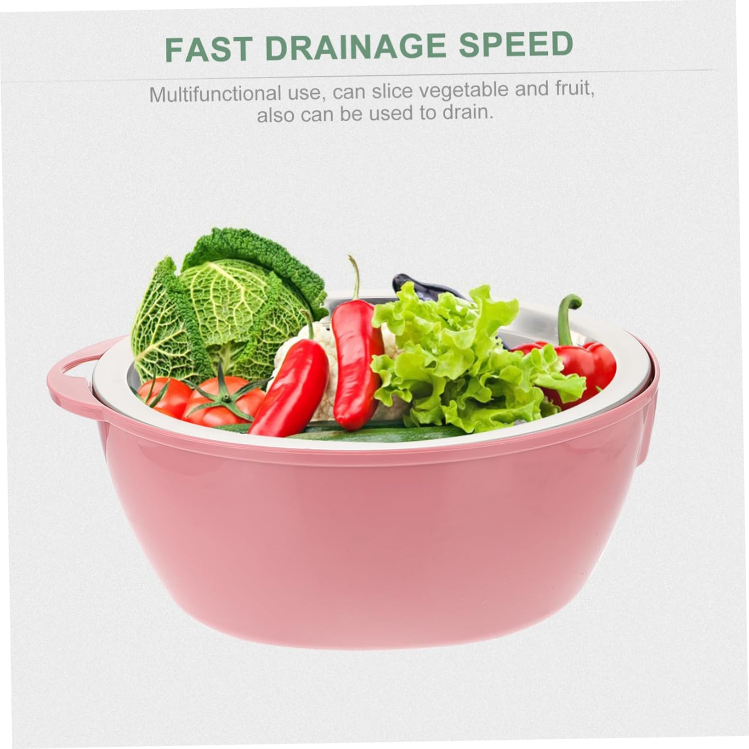 1 Set Stainless Steel Rice Washing Tool with Filter and Grater