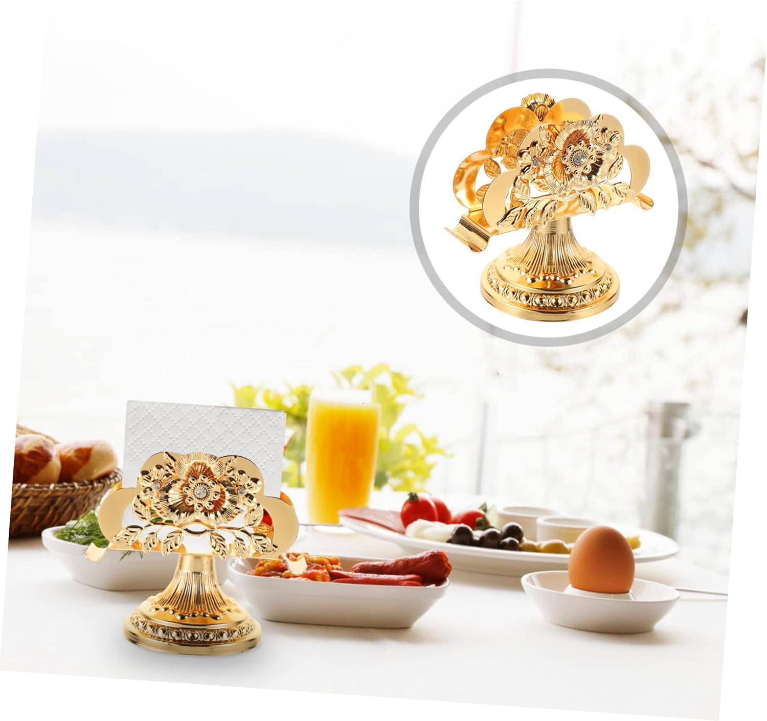 Elegant Metal Napkin Holder