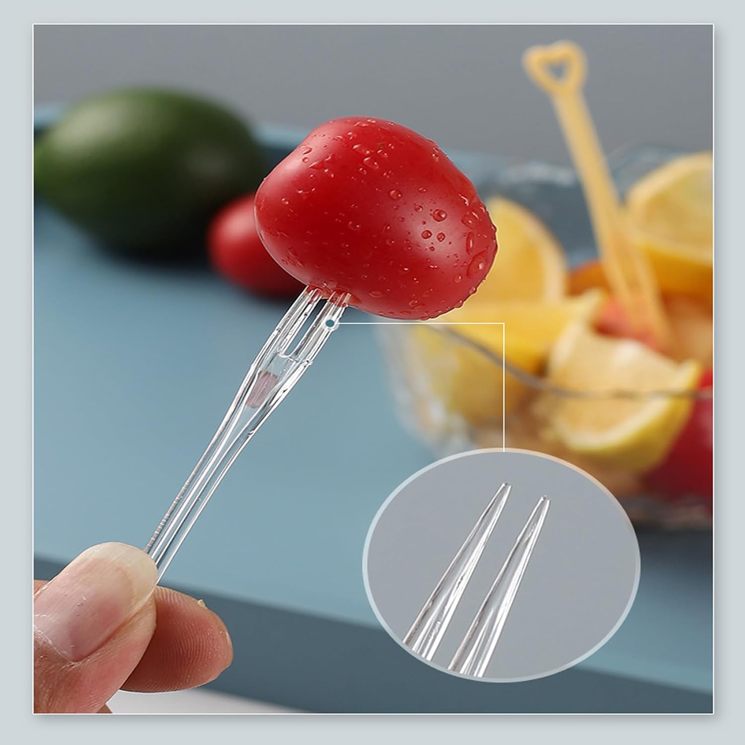 1000PCS Multi-Colored Plastic Dessert Forks