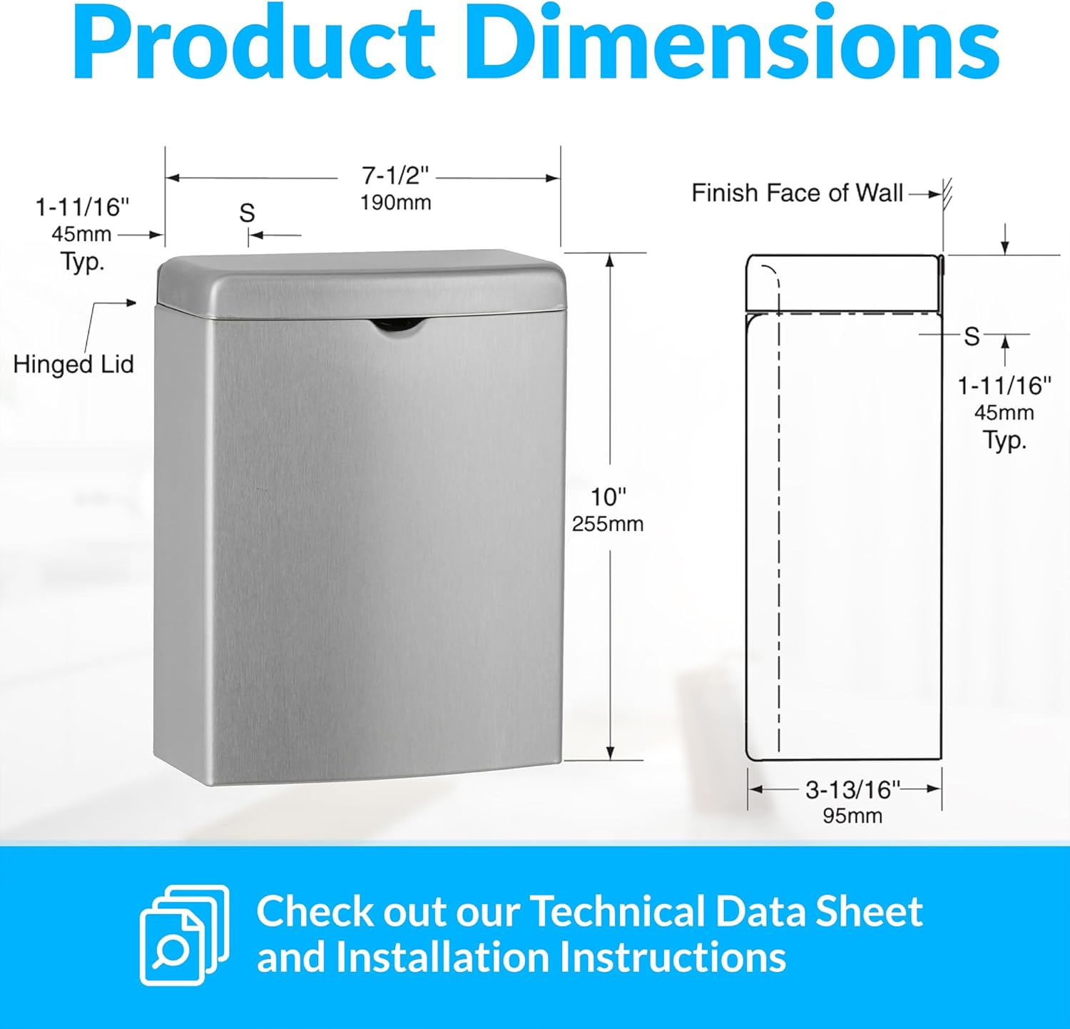 BOBRICK Stainless Steel Towel Dispenser Bundle