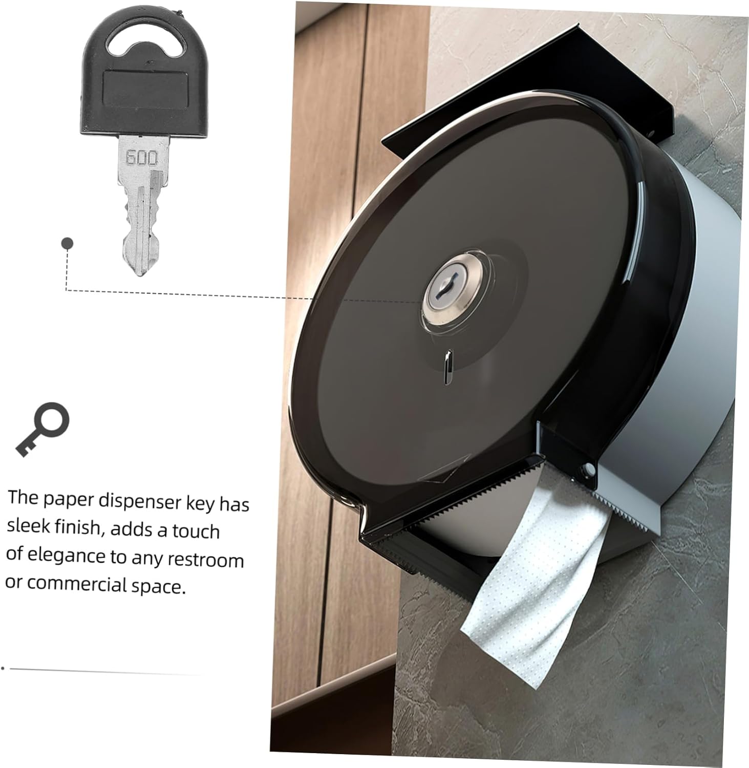 Stainless Steel Toilet Dispenser Key Replacement