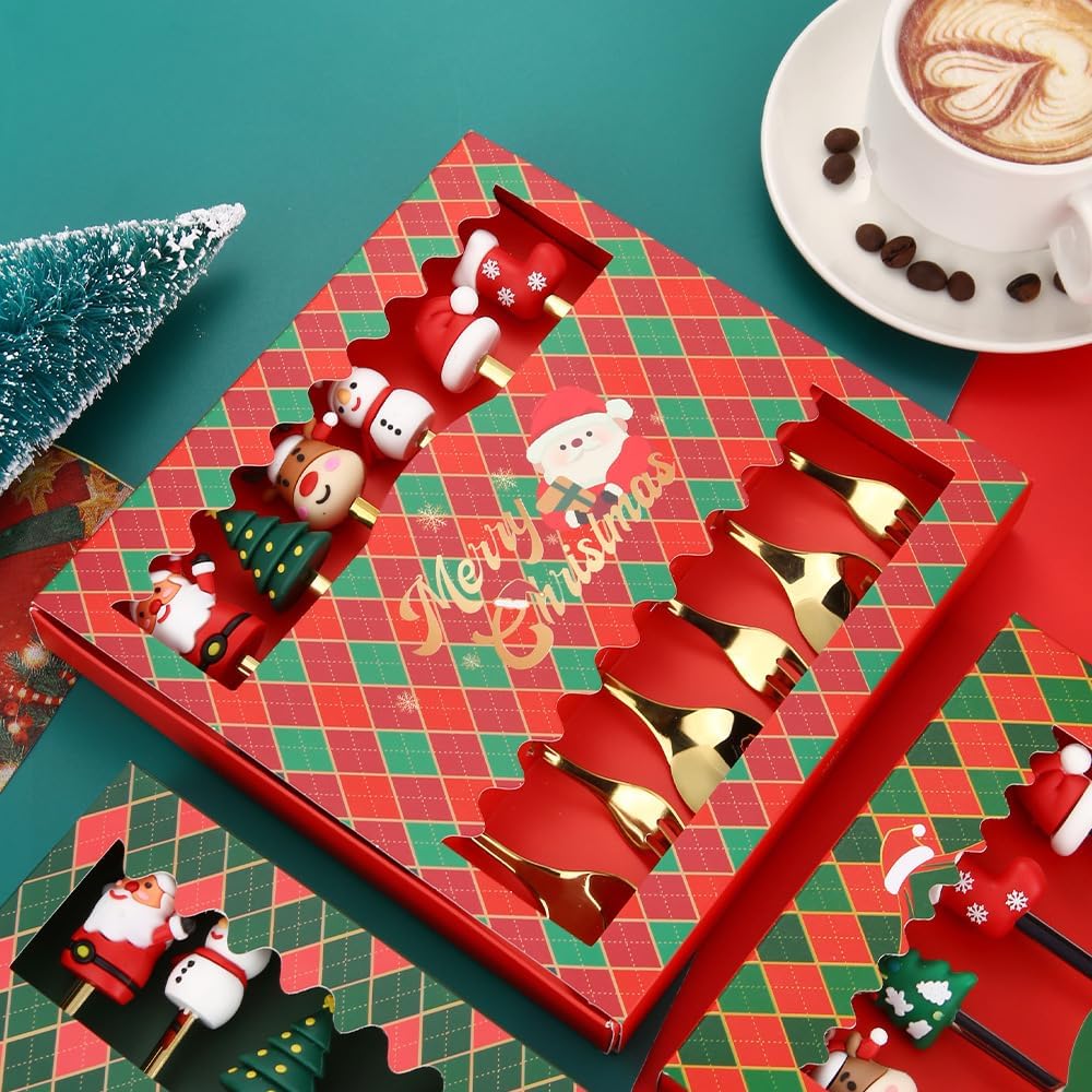 premium stainless steel flatware set Christmas gift