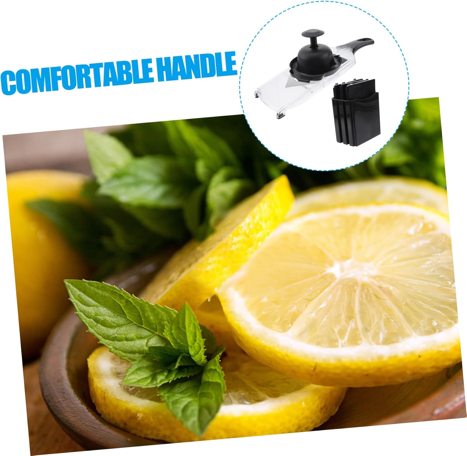 VINTORKY Multifunctional Lemon Slicer Fruit Chopper Kitchen Tool for Easy Vegetable Preparation