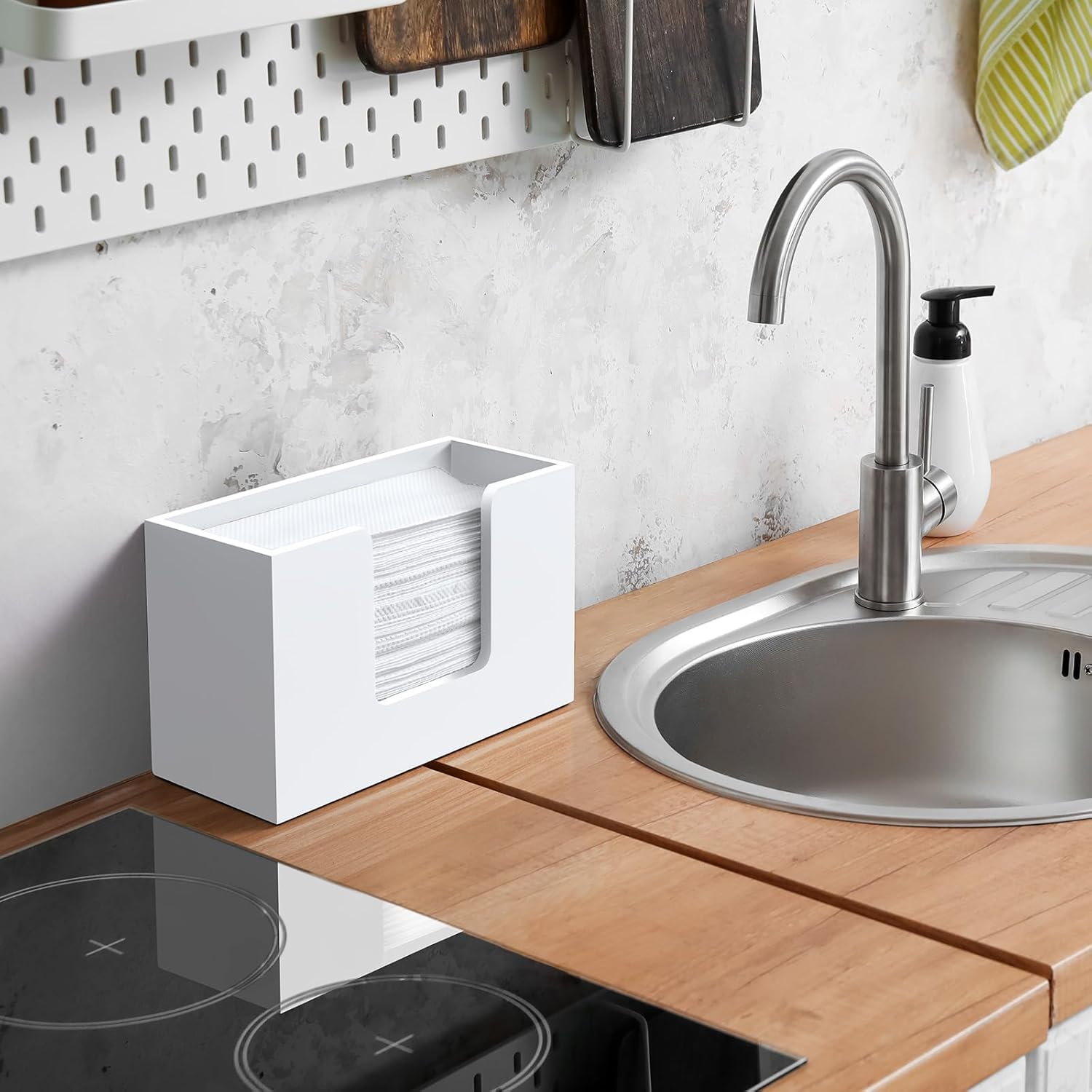 Weight-Strong Durable Bathroom Paper Towel Holder Bath Organizer