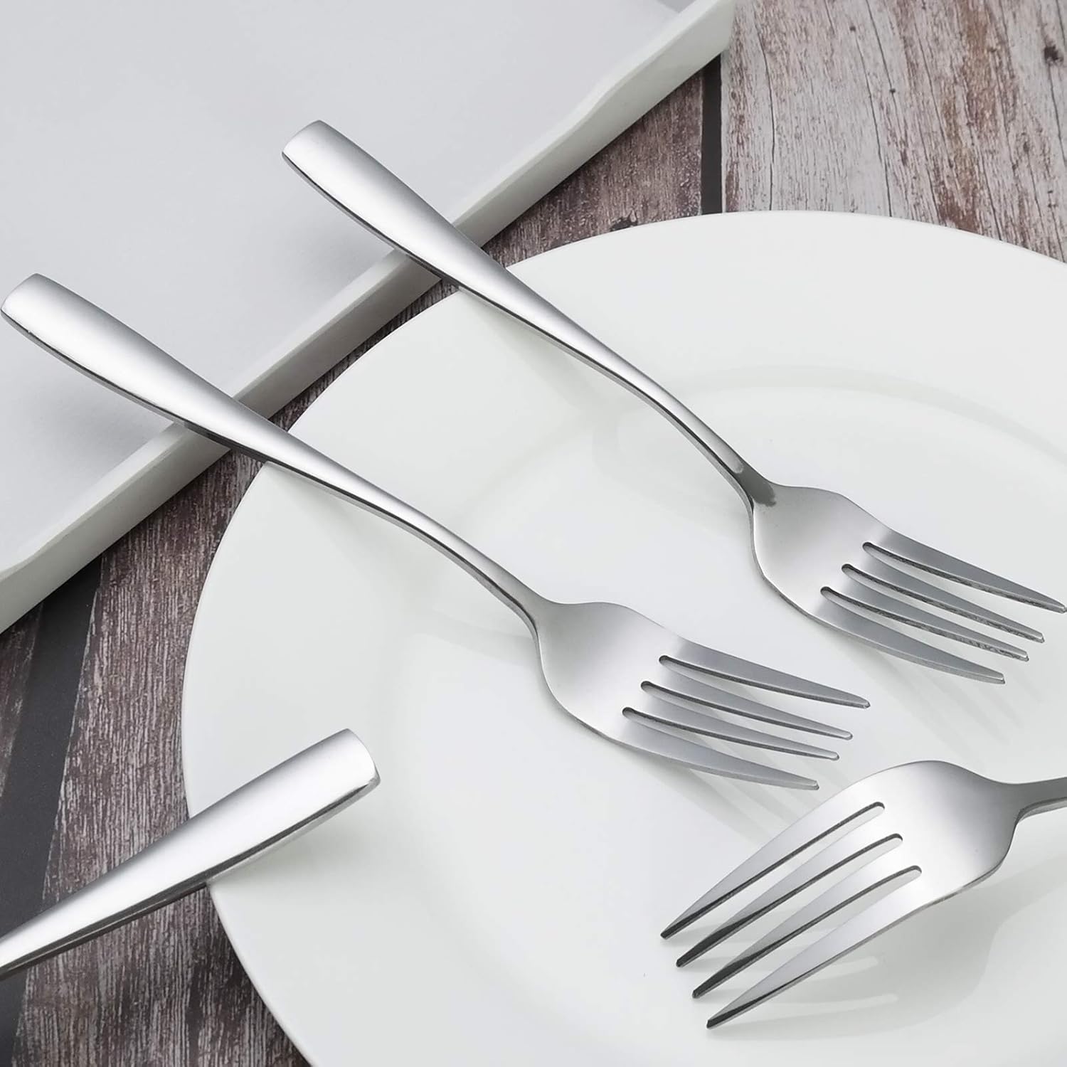 Stainless Steel Dessert Fork Set 12-Piece Regressor Set