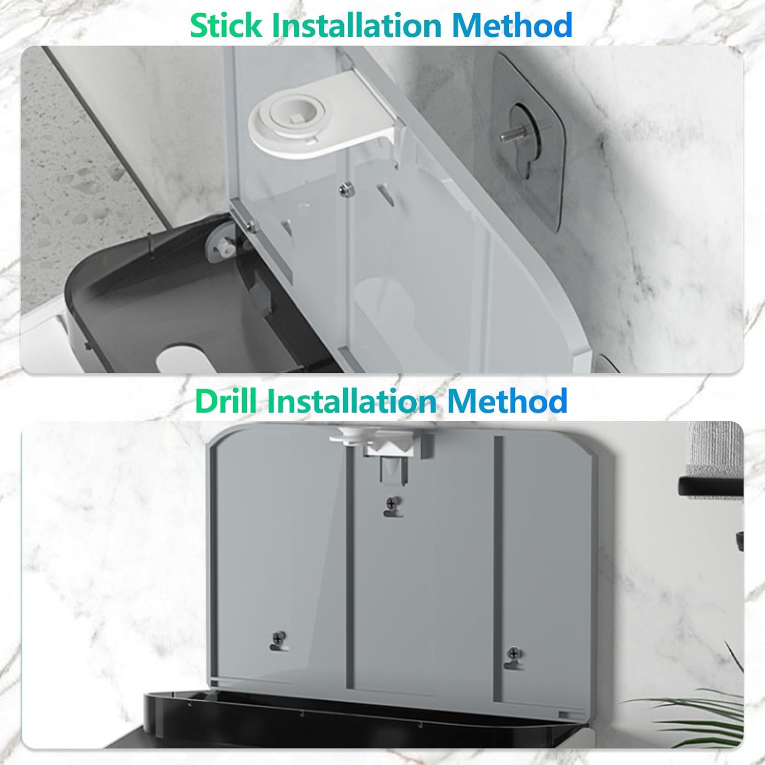 Compact Multi-fold Wall-Mounted Clinical Hand Towel Dispenser