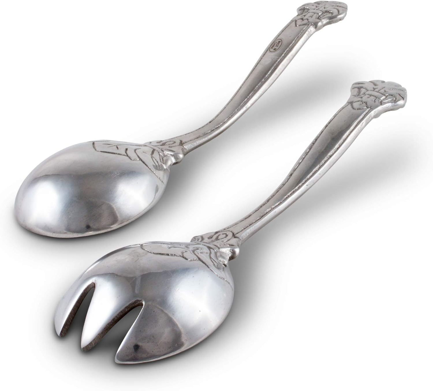 Arthur Court Aluminum Fleur-De-Lis Serving Set