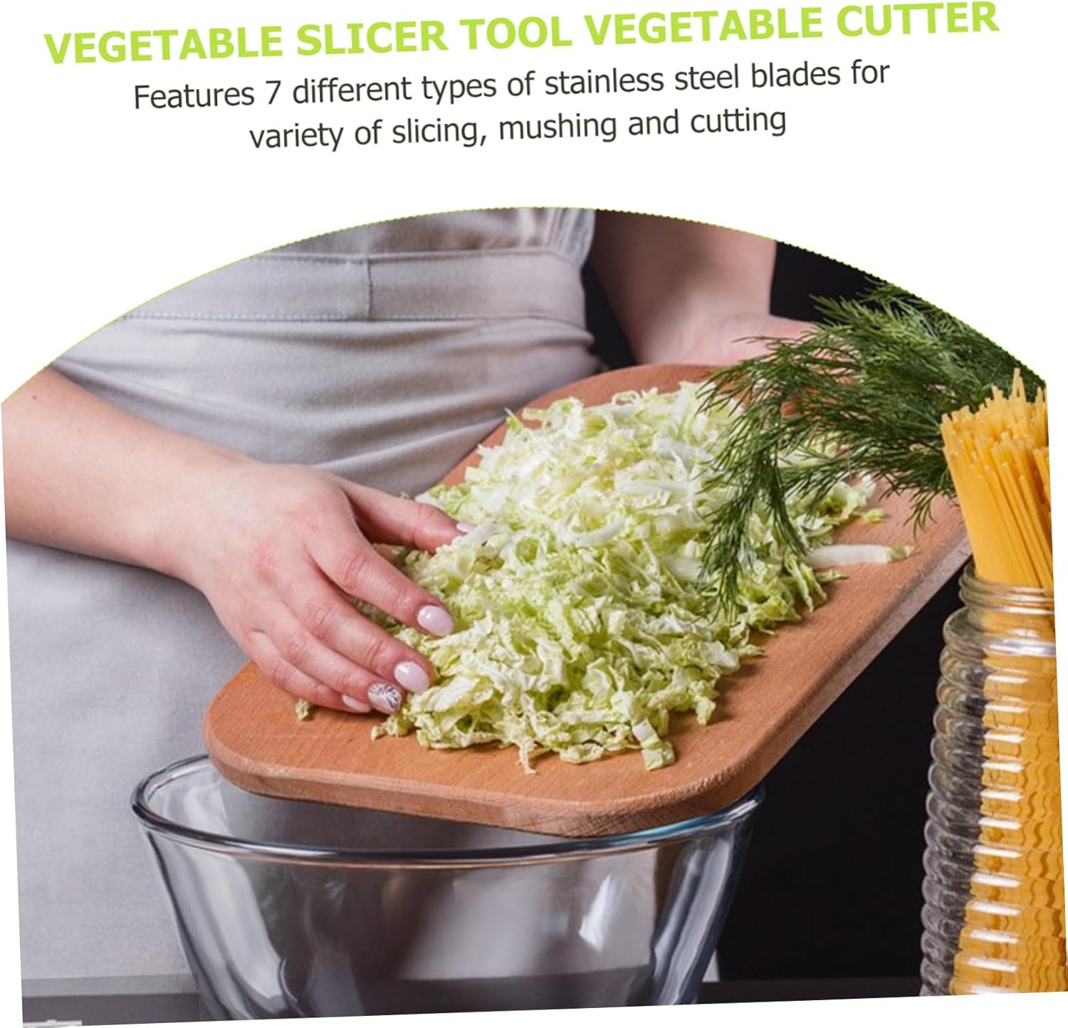 7 in 1 Vegetable Slicer with anti-slip