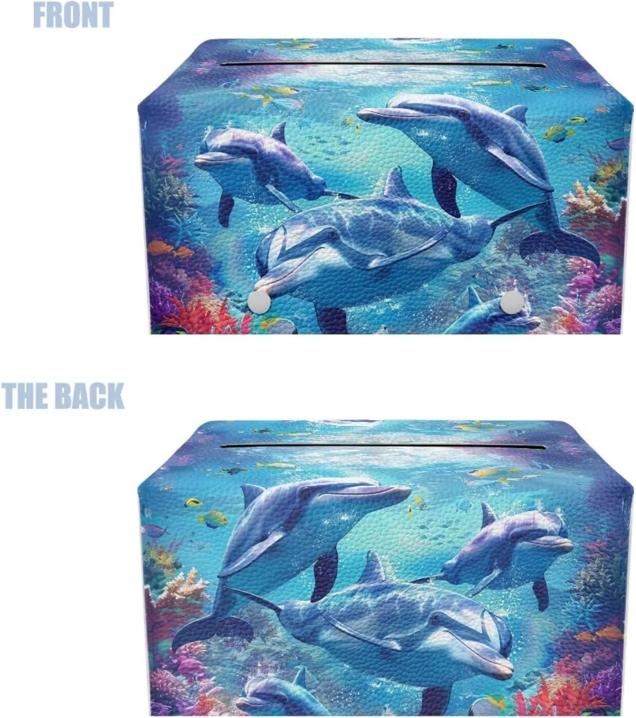 Dolphin Tissue Box Covers