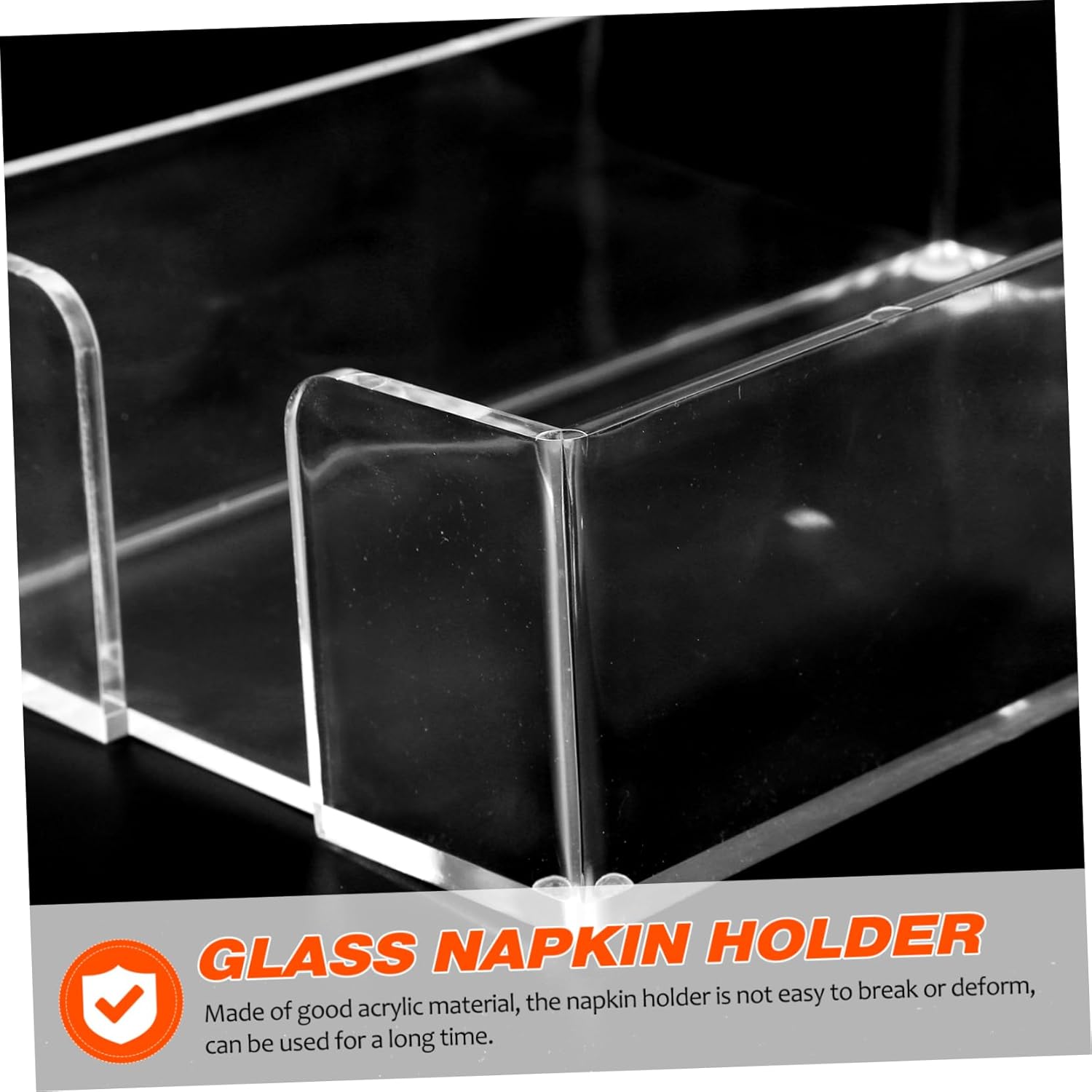 LIFKOME Vertical Tissue Holder Upright Napkin Organizer