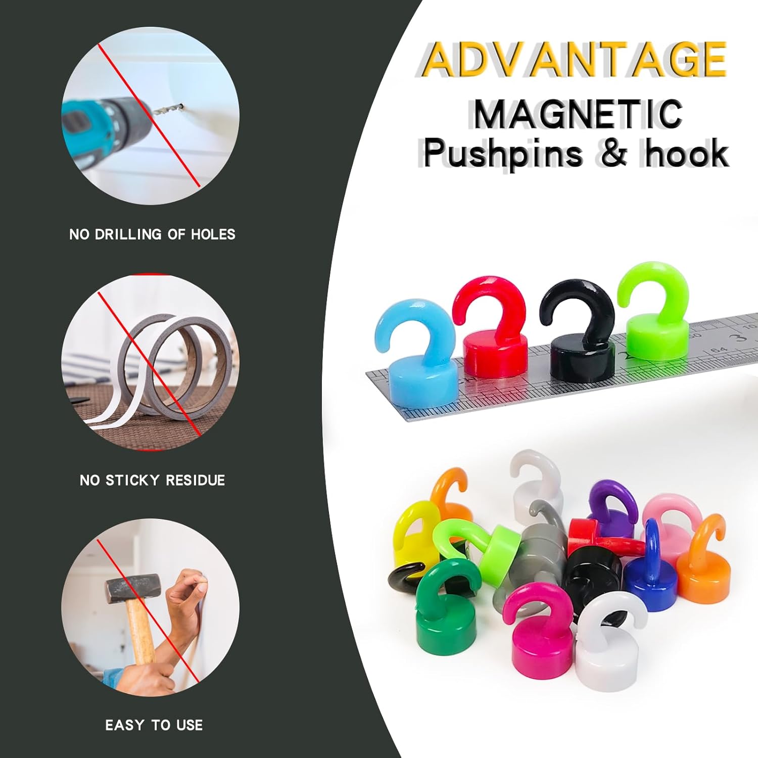 Cute Magnetic Hooks for Your Home or Office