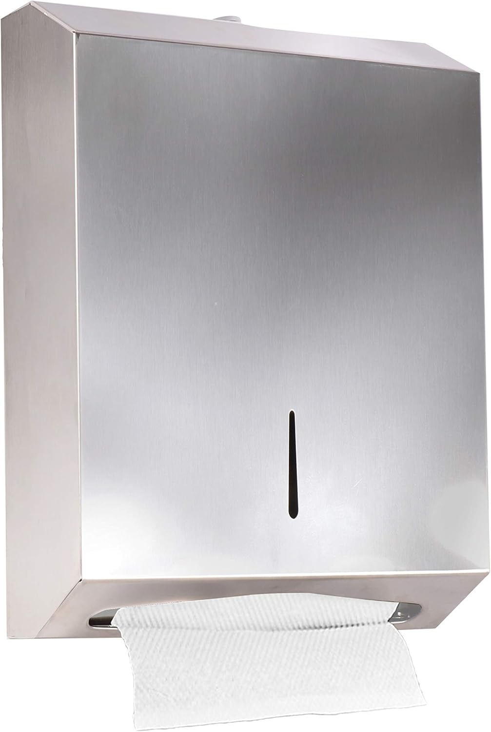 Durable stainless steel towel dispenser with lock high capacity for commercial use