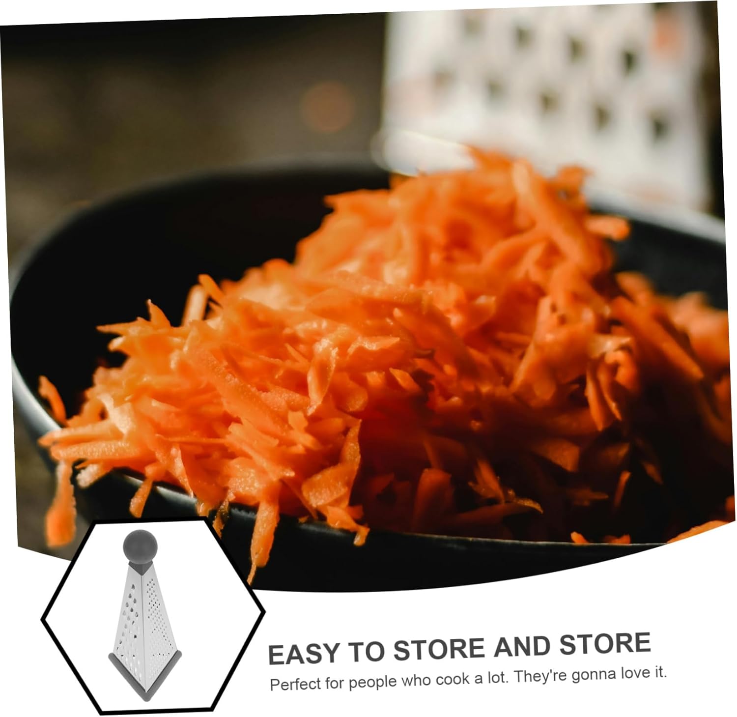 Multifunctional Kitchen Grater Box for Cheese Potato Carrot