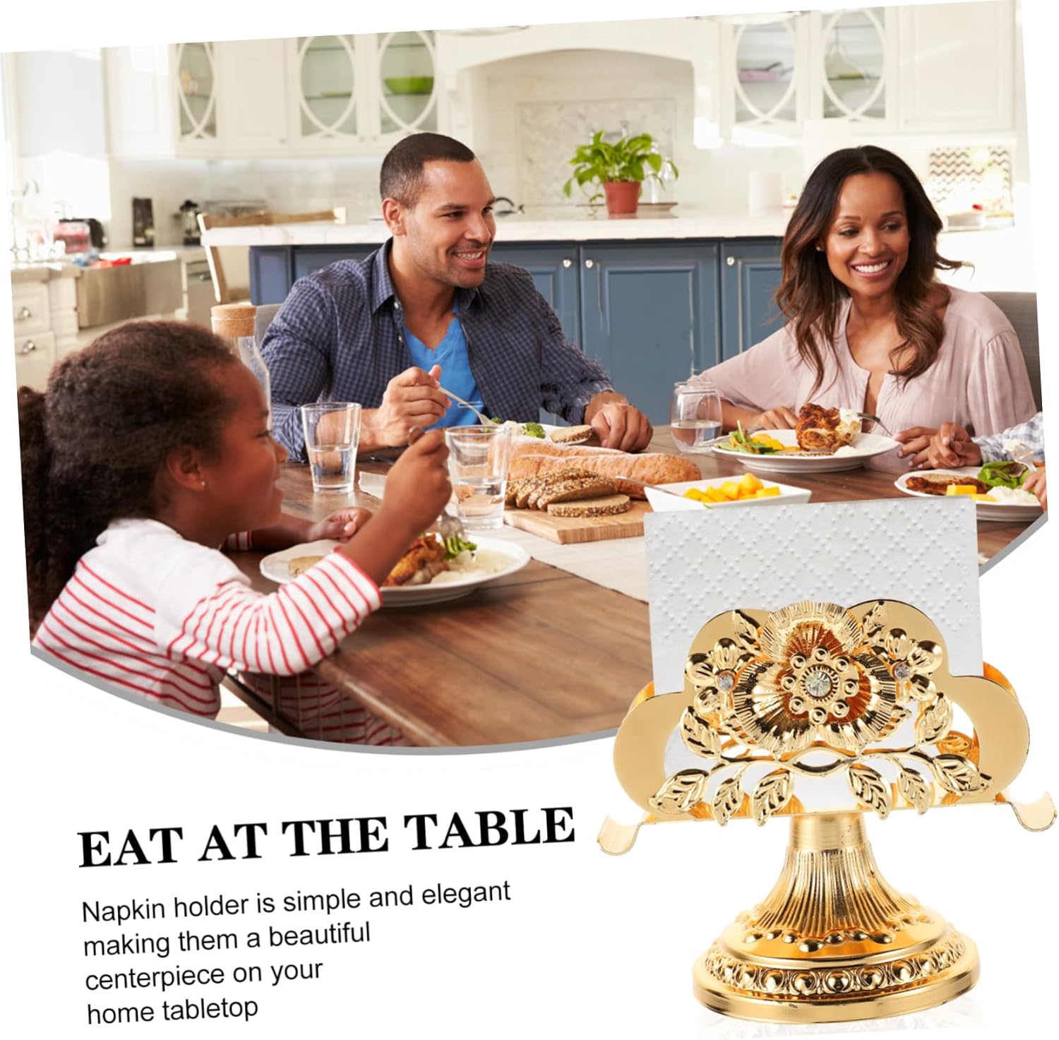 Elegant Metal Napkin Holder