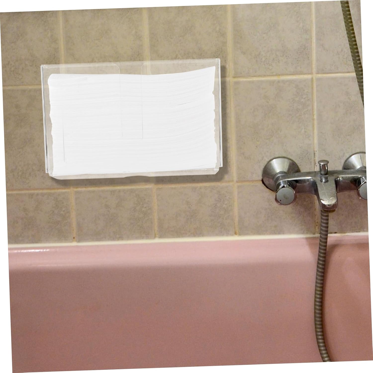 SOLUSTRE Touchless Bathroom Napkin Holder - High Capacity Kitchen Organizer
