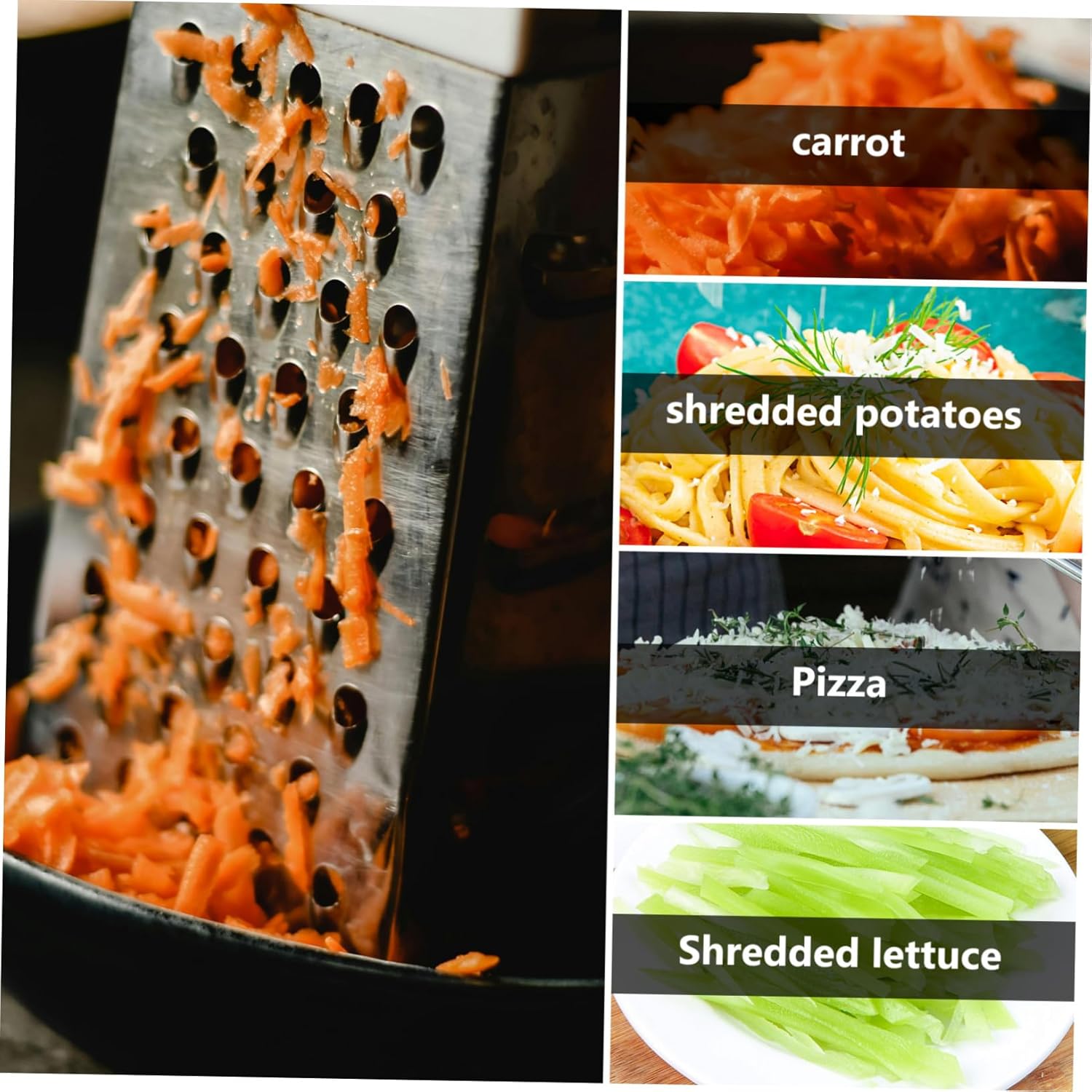 Multifunctional Kitchen Grater Box for Cheese Potato Carrot