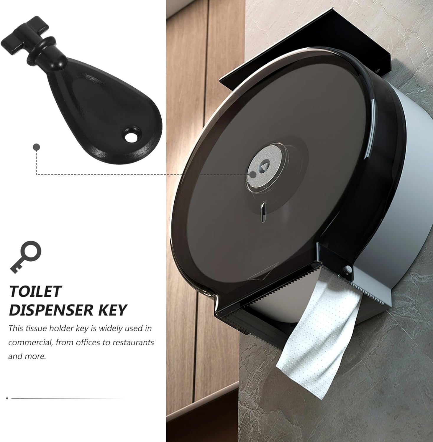 iPlusMile Plastic Commercial Towel Dispenser Key