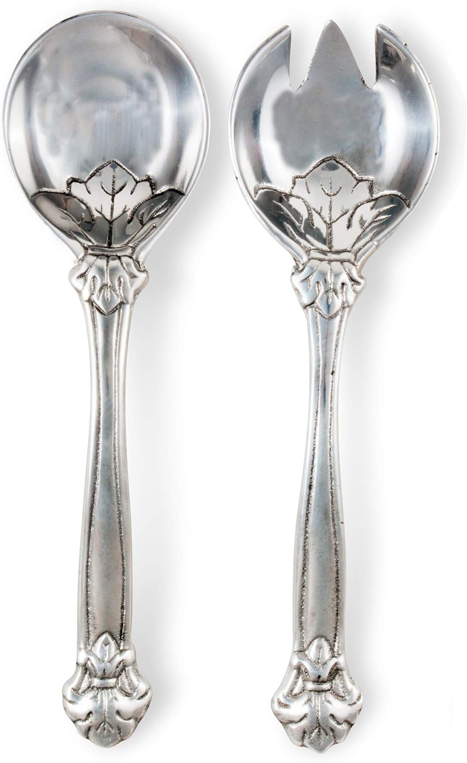 Arthur Court Aluminum Fleur-De-Lis Serving Set