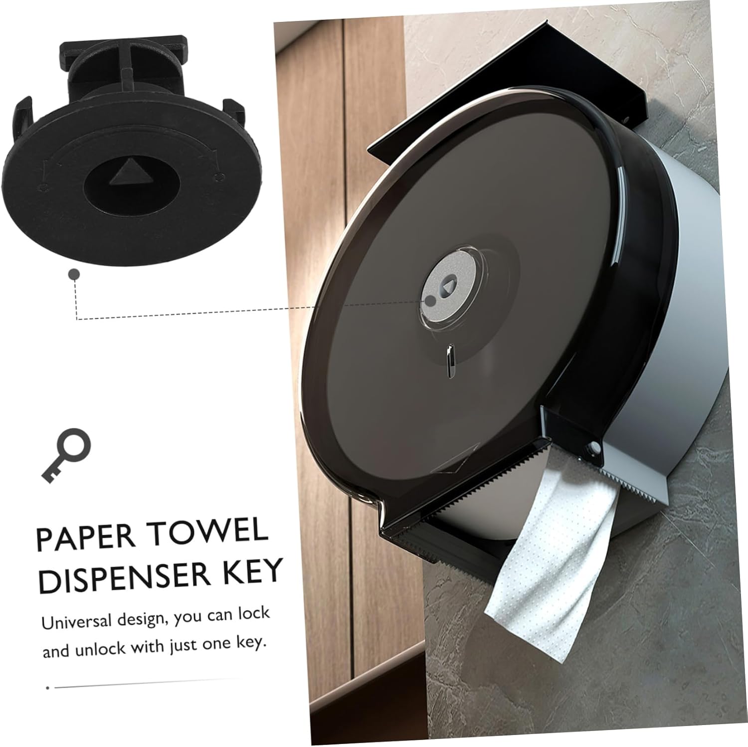 Sturdy Paper Dispenser Locks 2-Pack