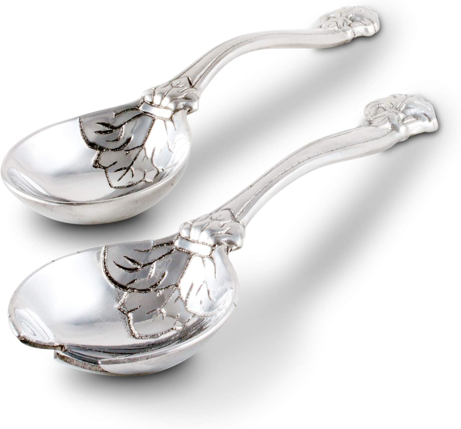 Arthur Court Aluminum Fleur-De-Lis Serving Set