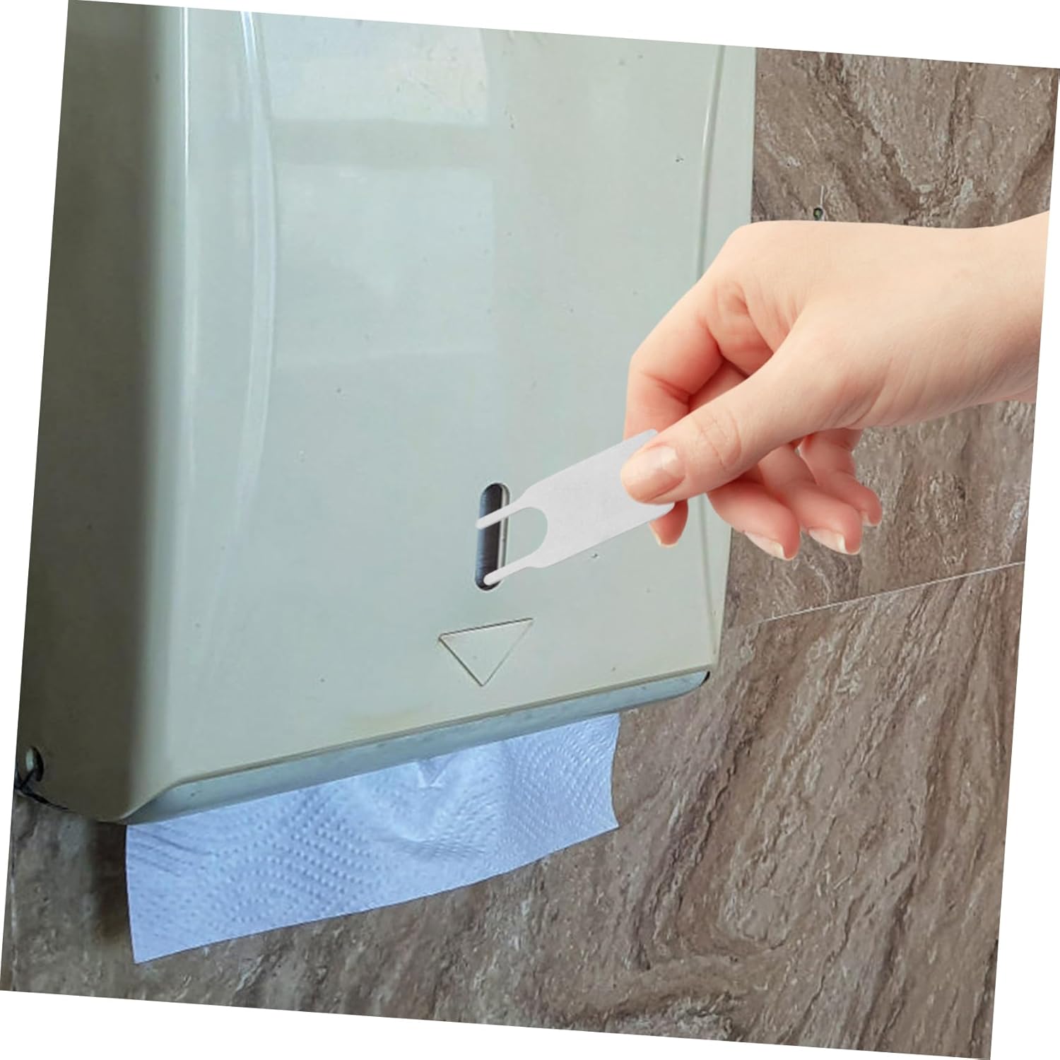 Compact Metal Toilet Paper Dispenser Key with Modern Design