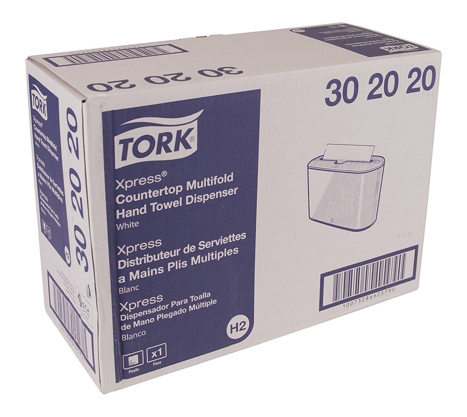 Tork 302020 Xpress Countertop Towel Dispenser - White