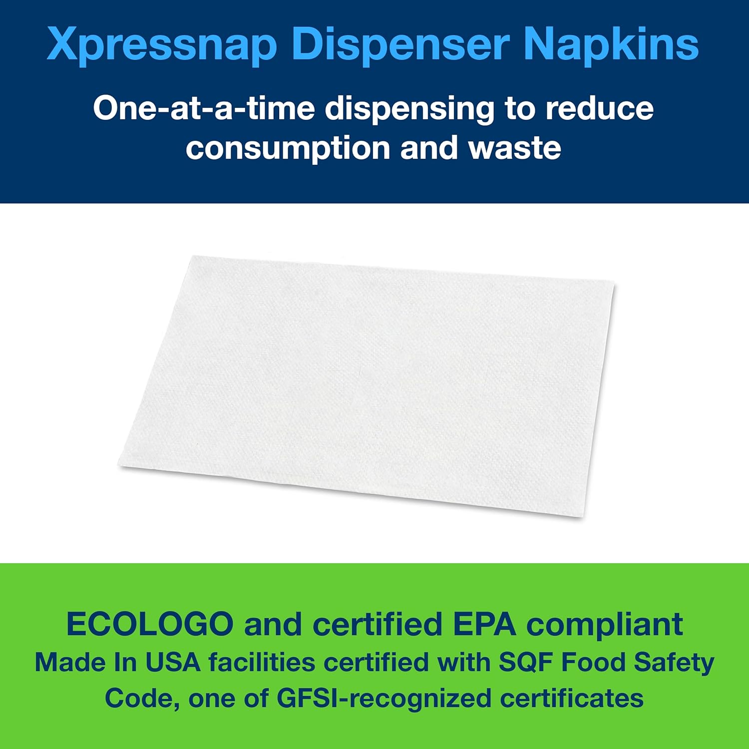 Tork Xpressnap N4Walnut - N4 Refill - White Napkin dispenser