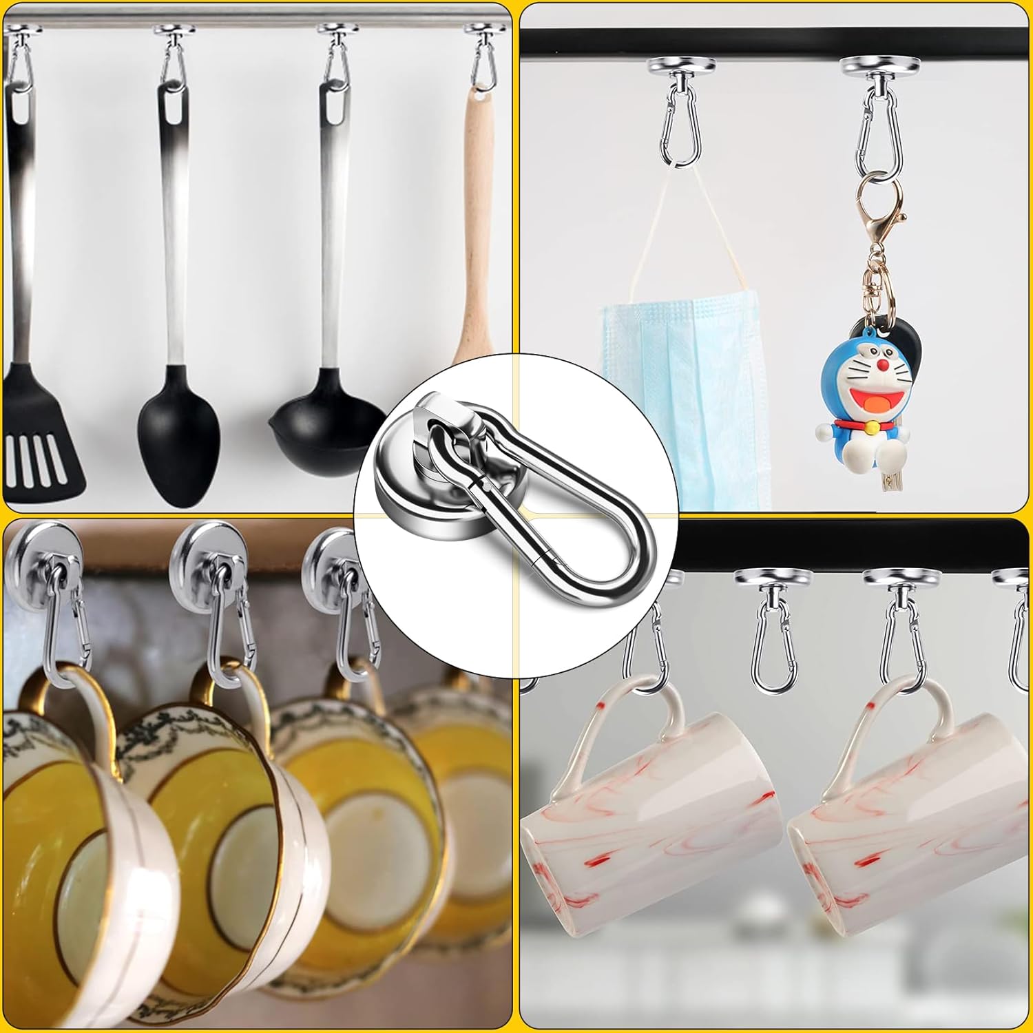 Grtard12PK 50LBS Strong Magnetic Hooks