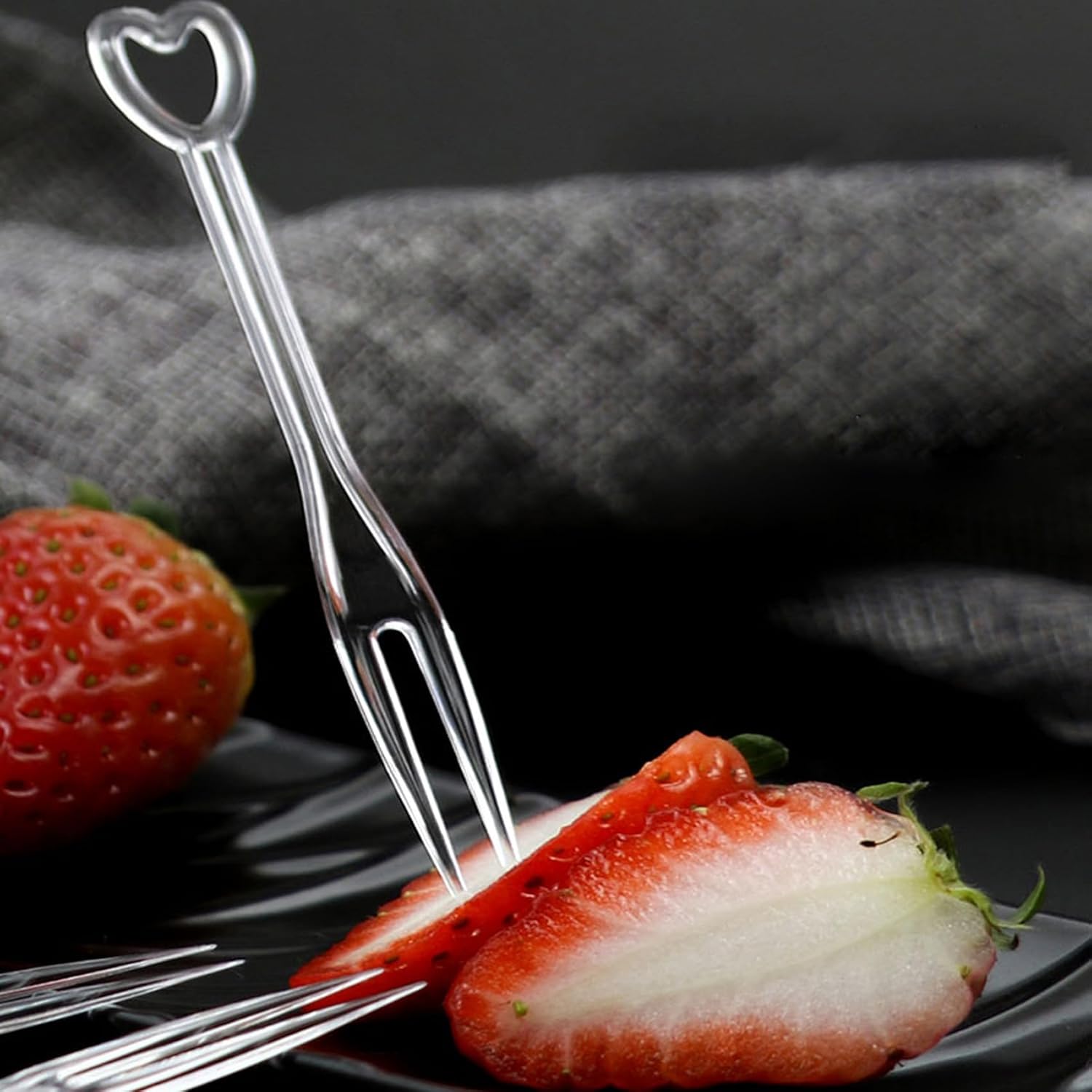 1000PCS Multi-Colored Plastic Dessert Forks