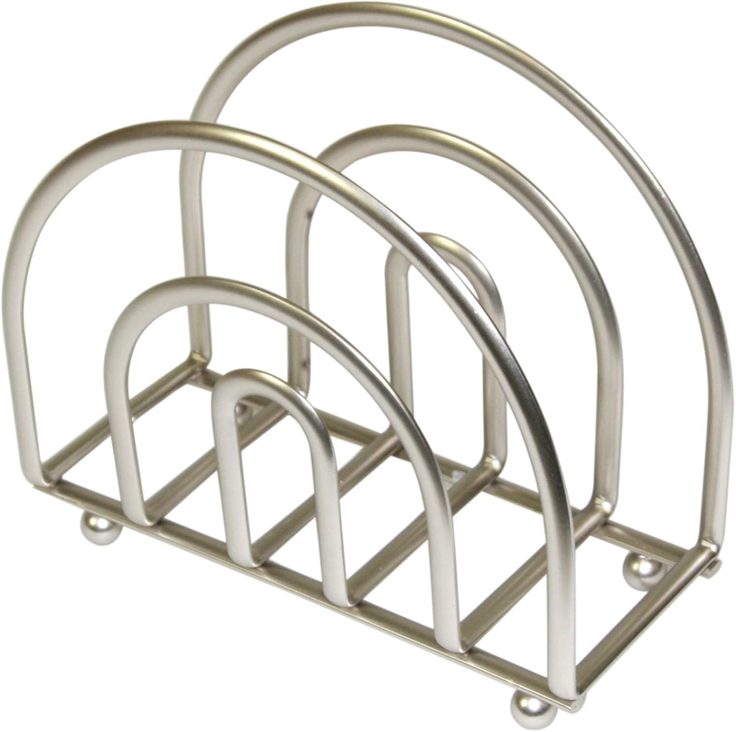Stylish Napkin Holder with Satin Nickel Design