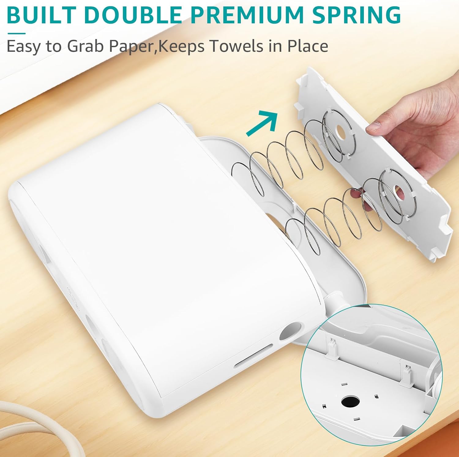 DUTYWORKS Multifold Paper Towel Dispenser Compact Durable