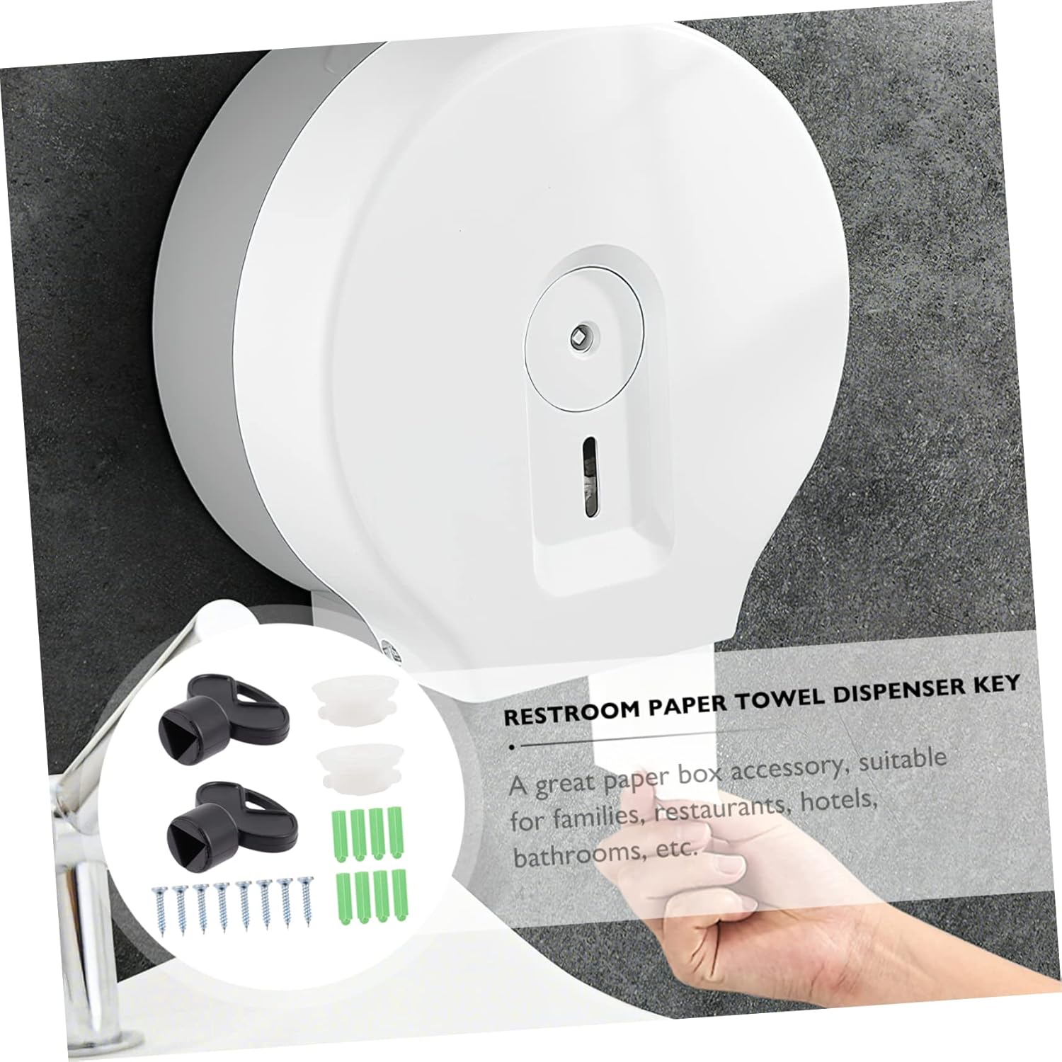 5 Sets Key Paper Towel Dispenser for Commercial Use