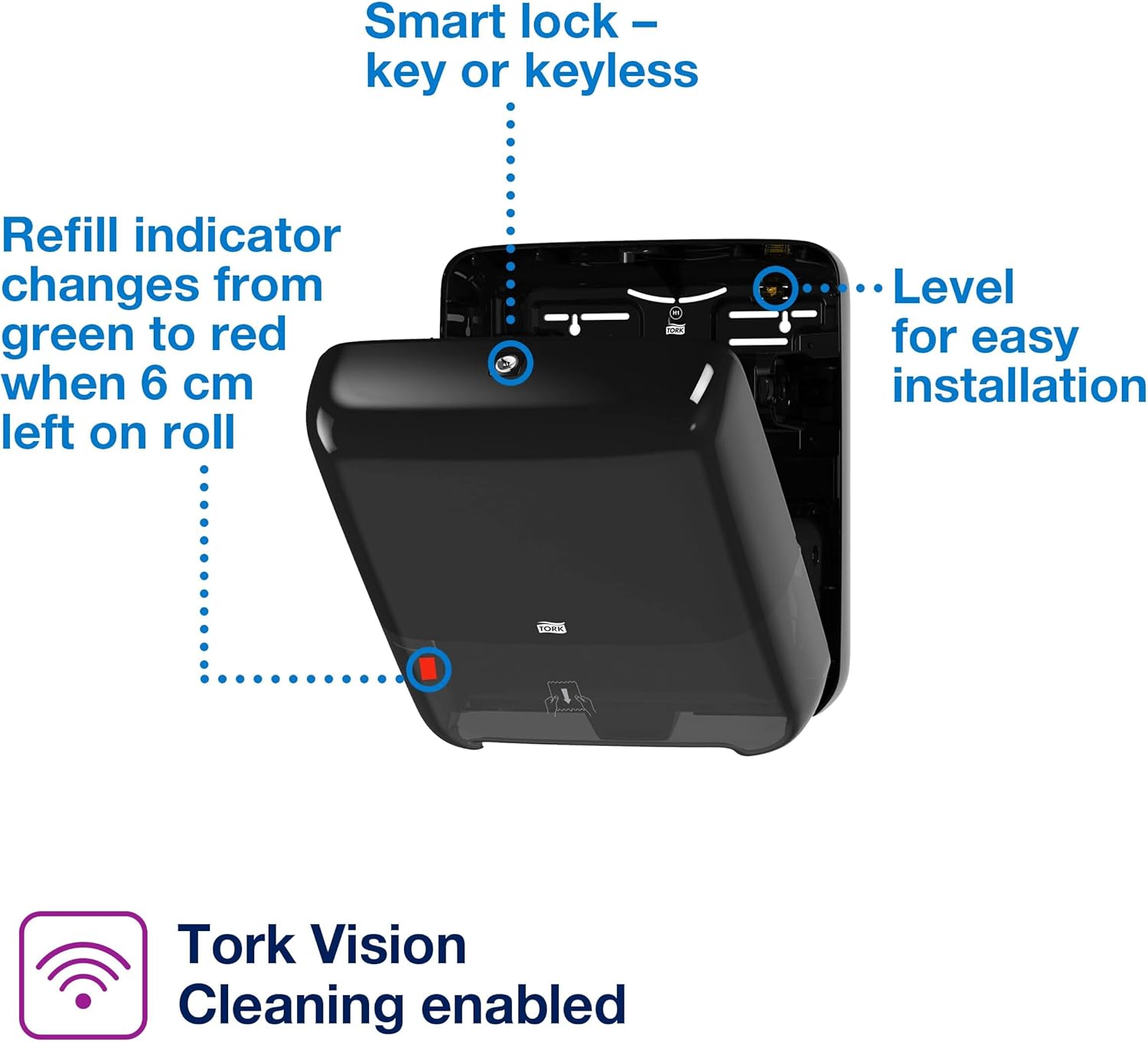 Eco-Friendly Plus-Size Commercial Towels with Tork H1 Dispenser