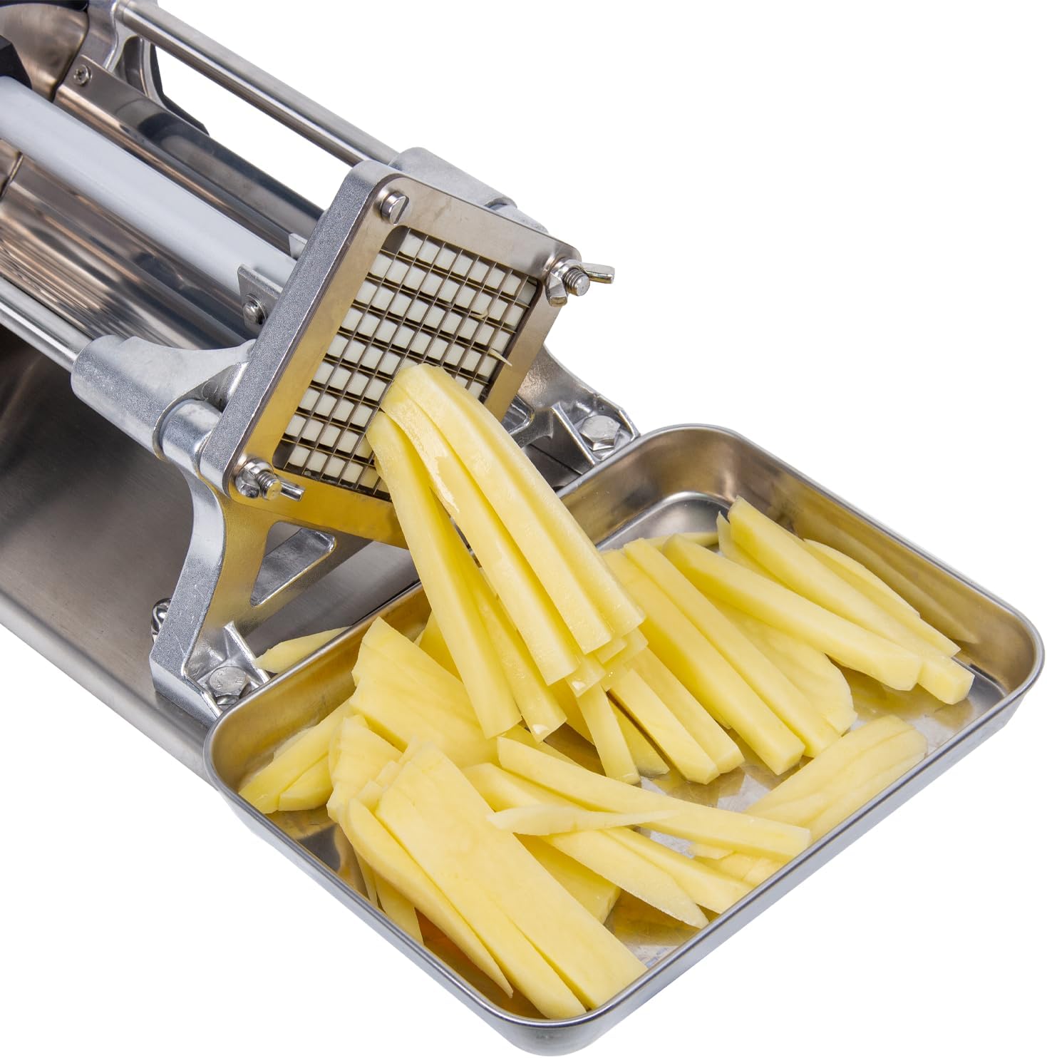 Electric French Fry Cutter Machine With 3 Sizes Stainless Steel Blades