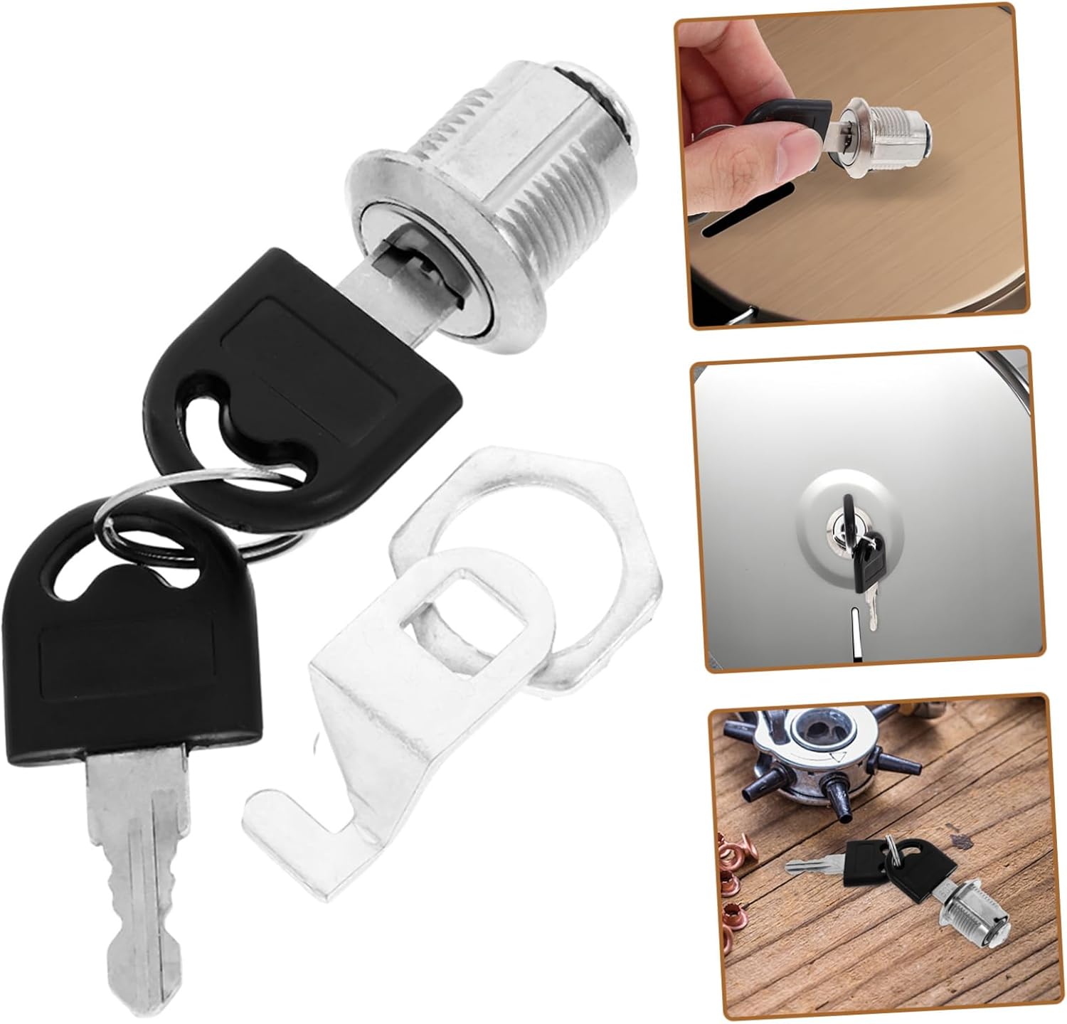 GARVALON Commercial Toilet Paper Dispenser Key with Stainless Steel Security