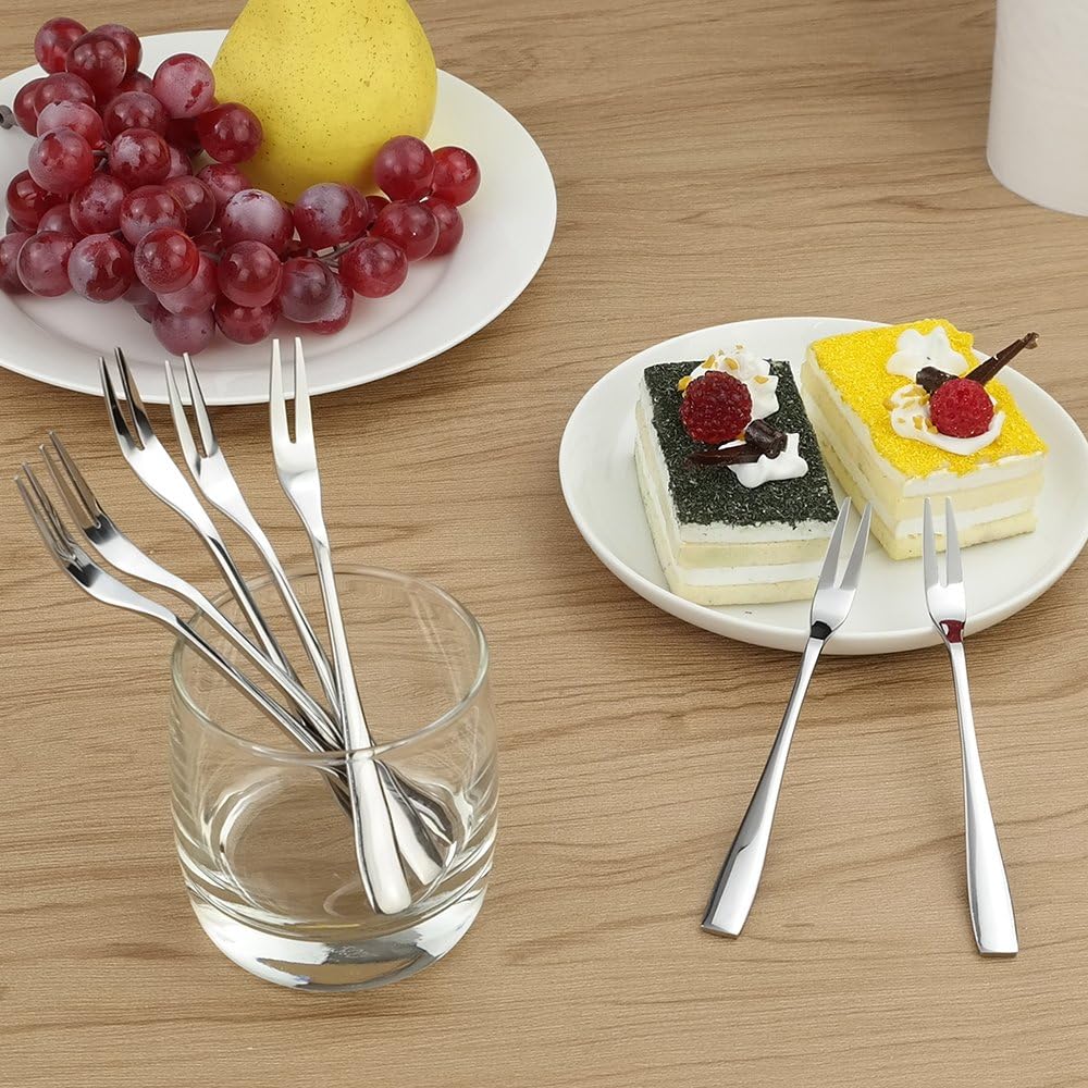 Elegant Small-Size Stainless Steel Two-Prong Forks