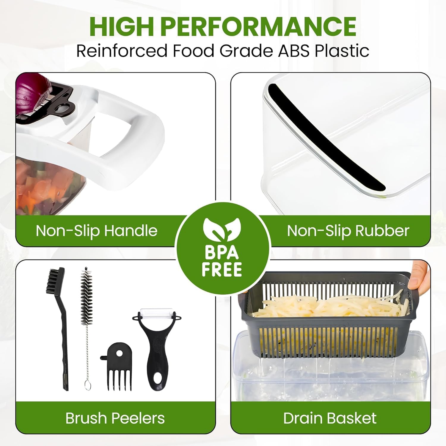 Lifeeverkeep 22-in-1 Multifunction Vegetable Chopper