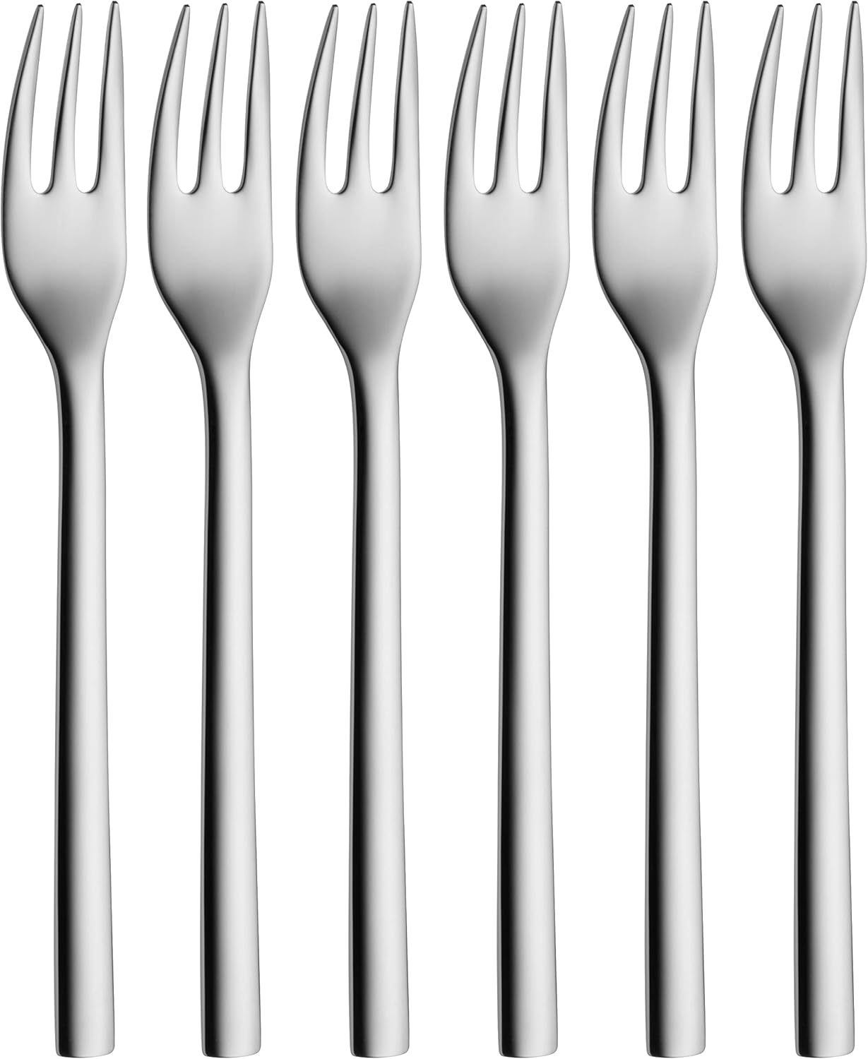 WMF 1291666046Cake Forks Set Stainless Steel Silver
