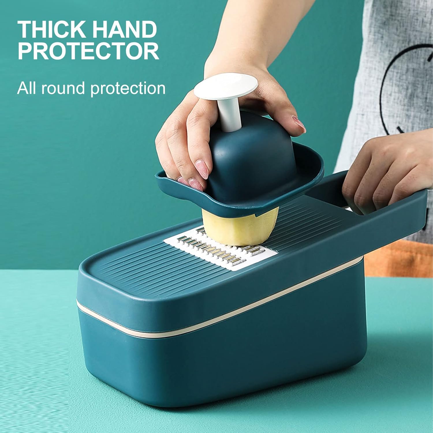 Professional Mandoline Slicer Multifunctional Vegetable Shredder with Hand Guard for Easy Cooking