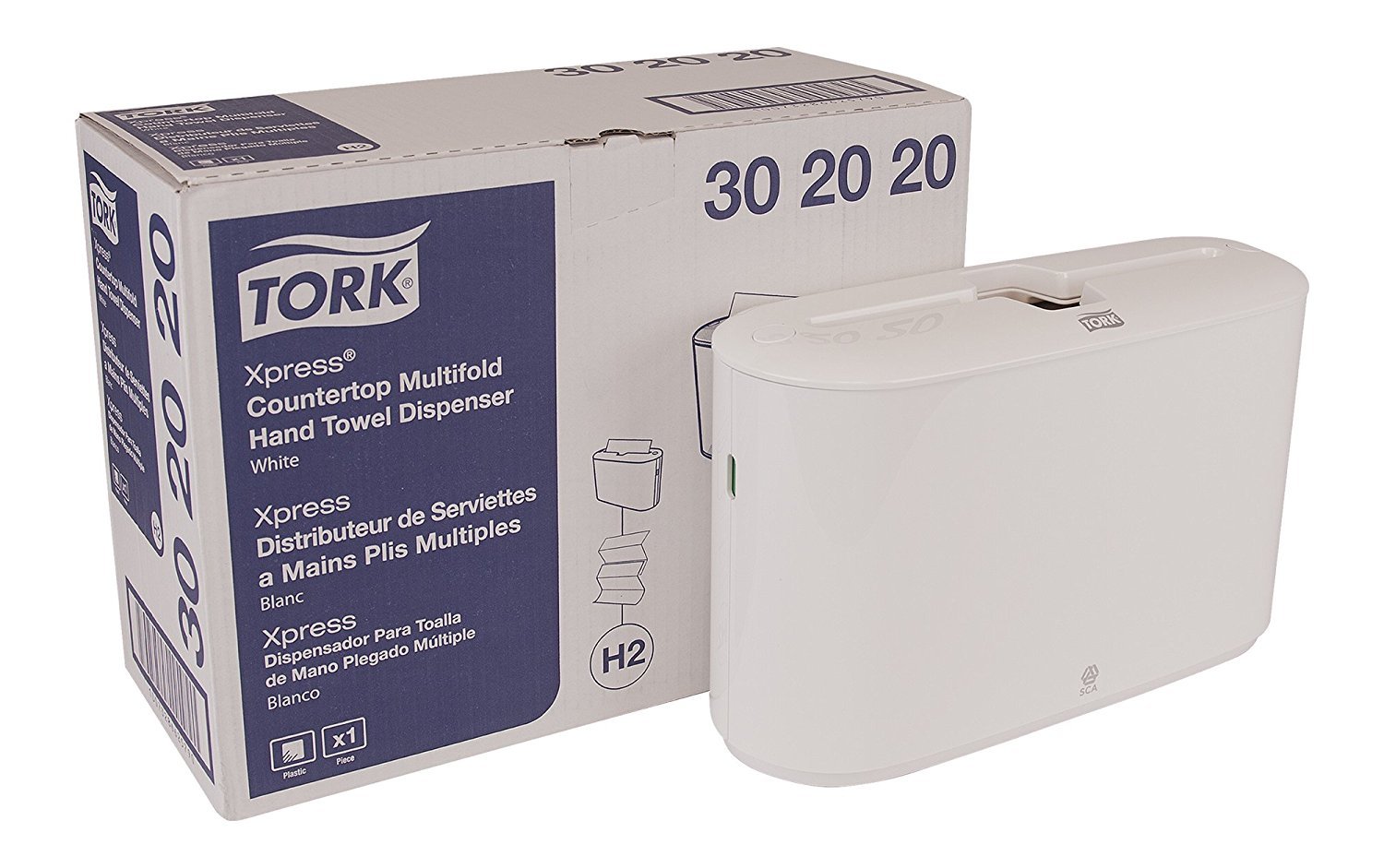 Tork 302020 Xpress Countertop Towel Dispenser - White