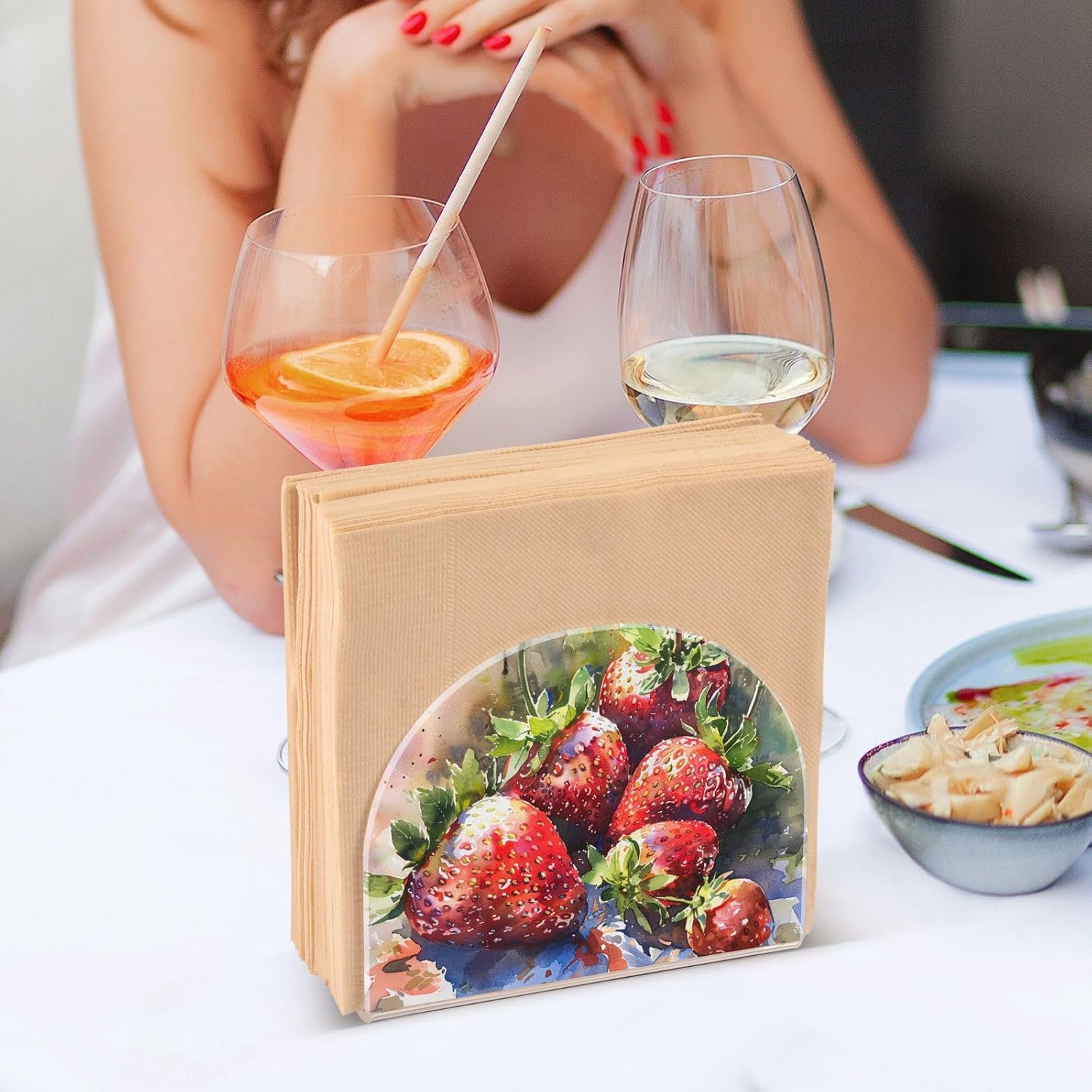 ALAZA Luxury Napkin Holder for Home Kitchen