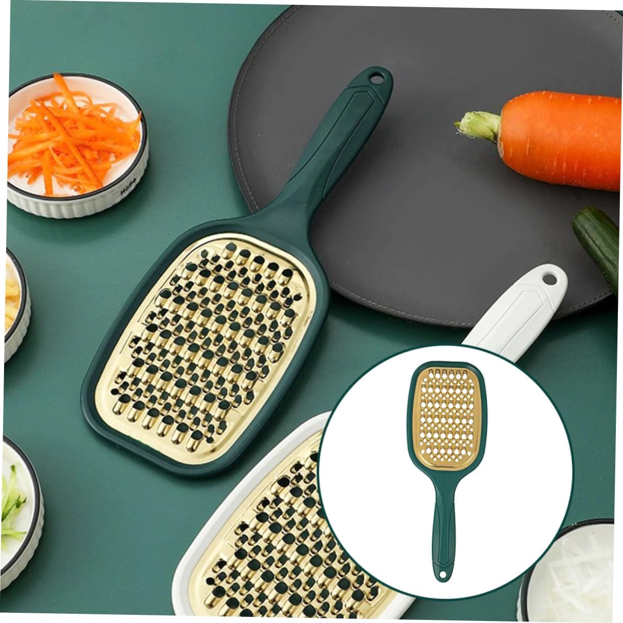Zerodeko compact and durable vegetable grater Safe and easy to use