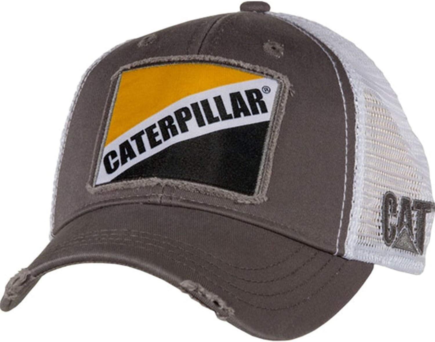 Caterpillar Cat Gray Twill W Patch Cap