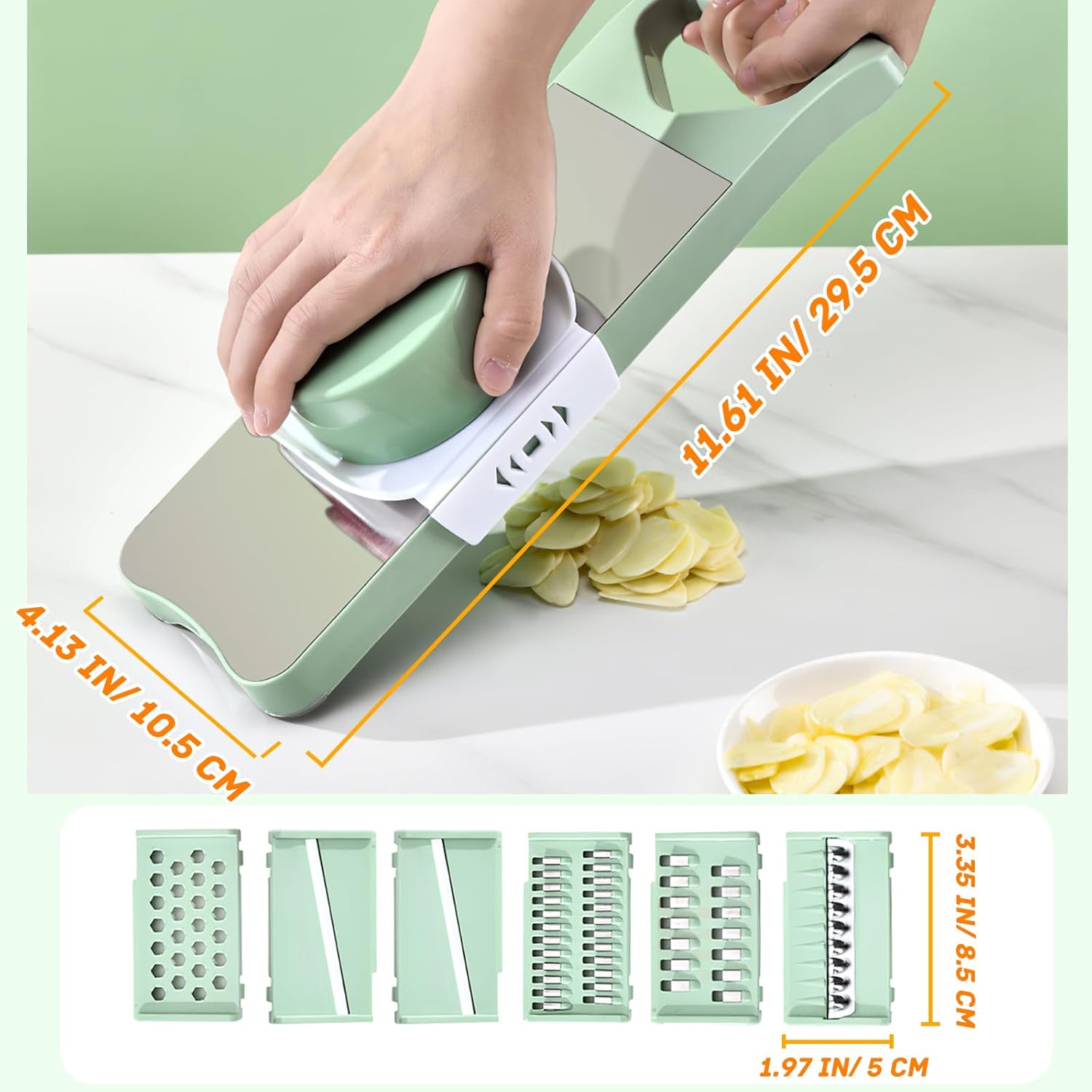 Jianlai 7-in-1 Vegetable Slicer for Perfect Slices