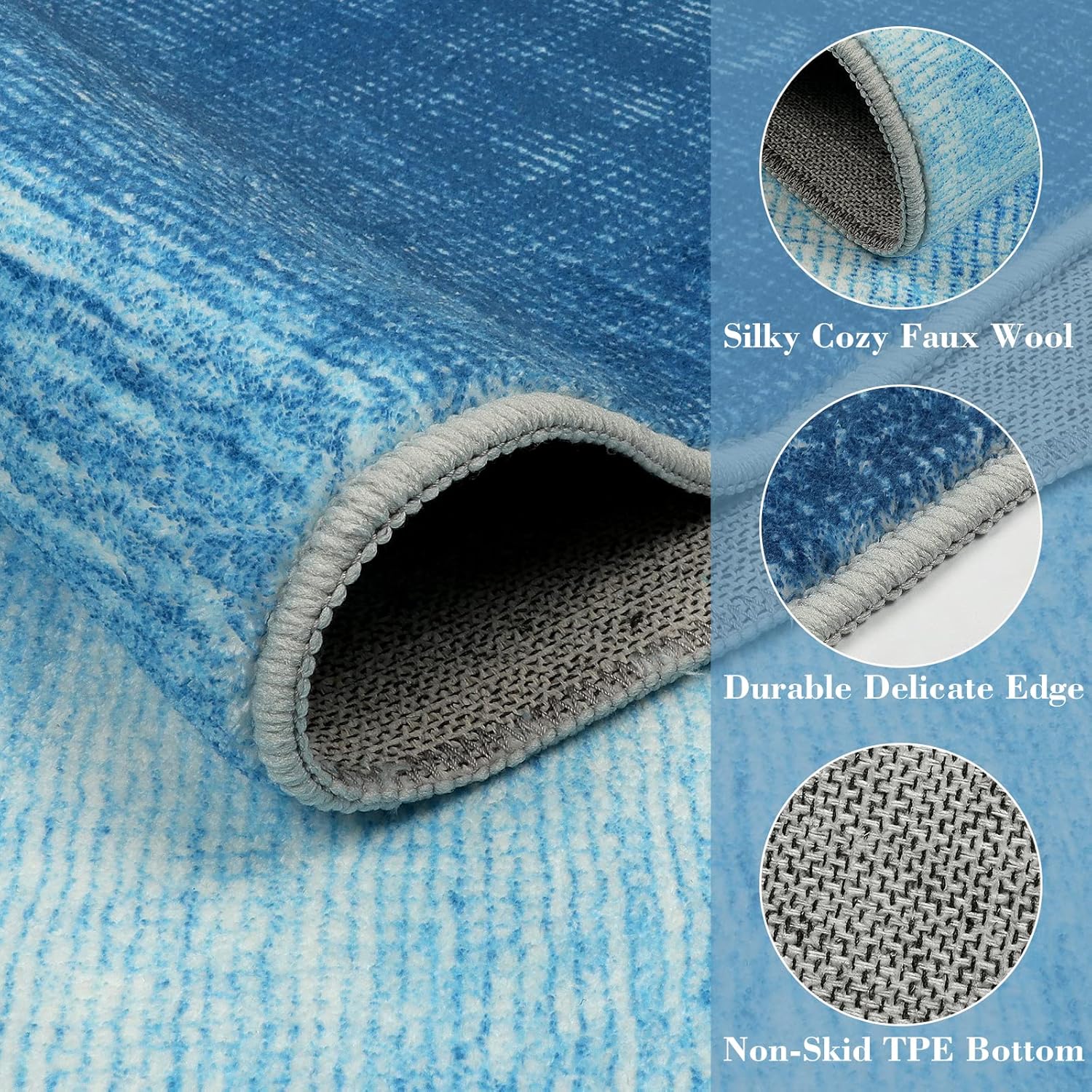 Wonnitar Modern Ombre 3x5 Area Rug