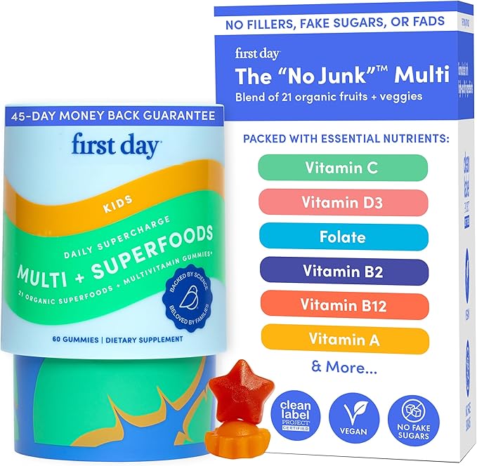 First day kids multivitamin gummies - multivitamin for …